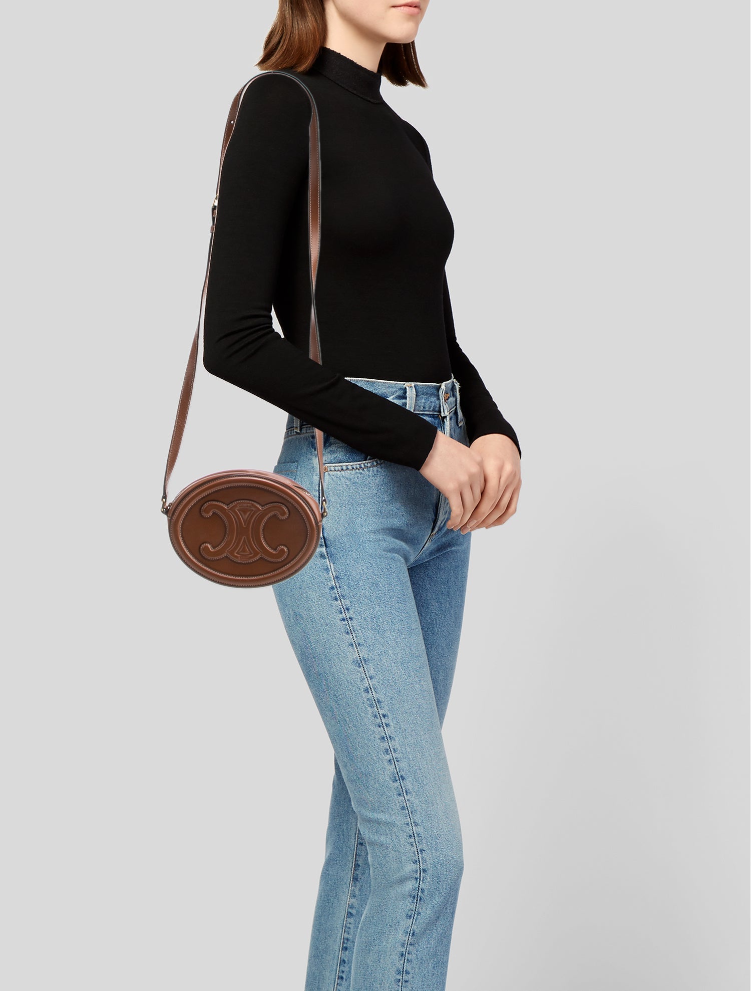 Celine Triomphe Oval Bag