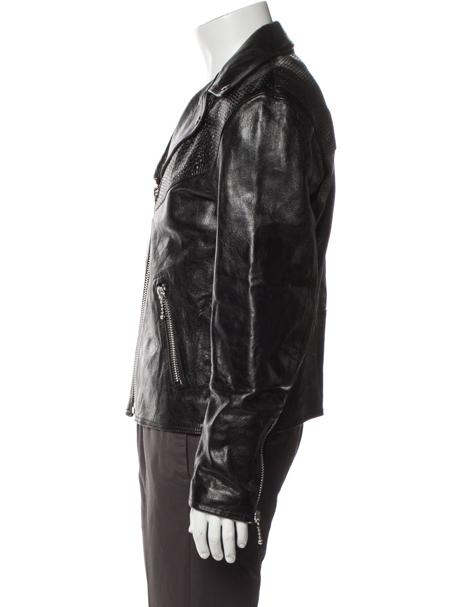 Celine Lambskin Moto Jacket