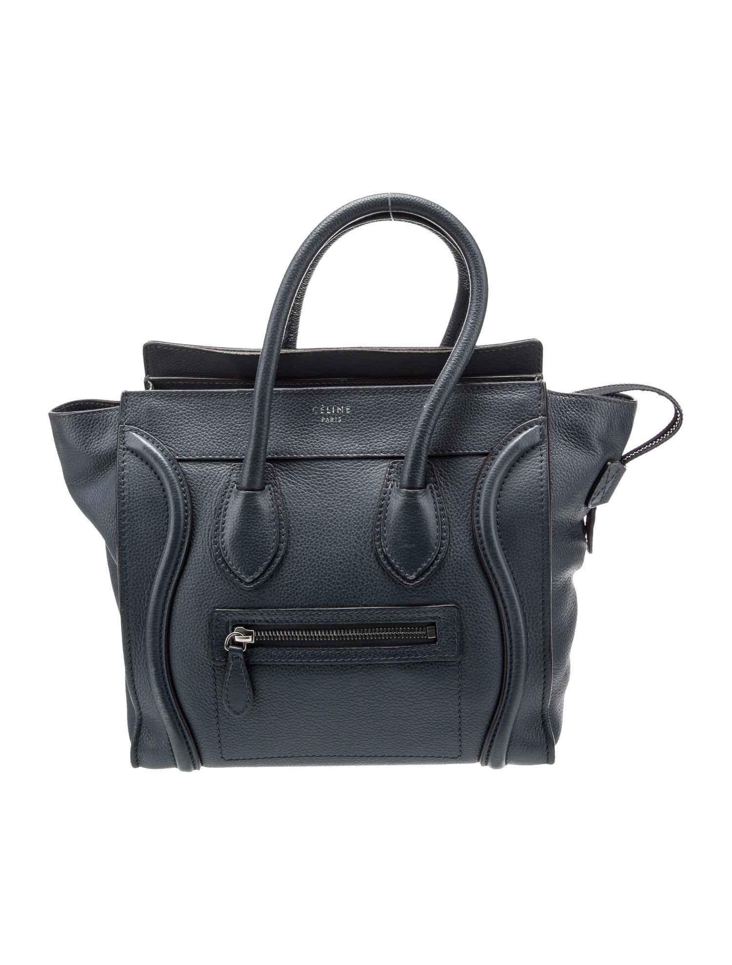 Celine Leather Luggage Micro