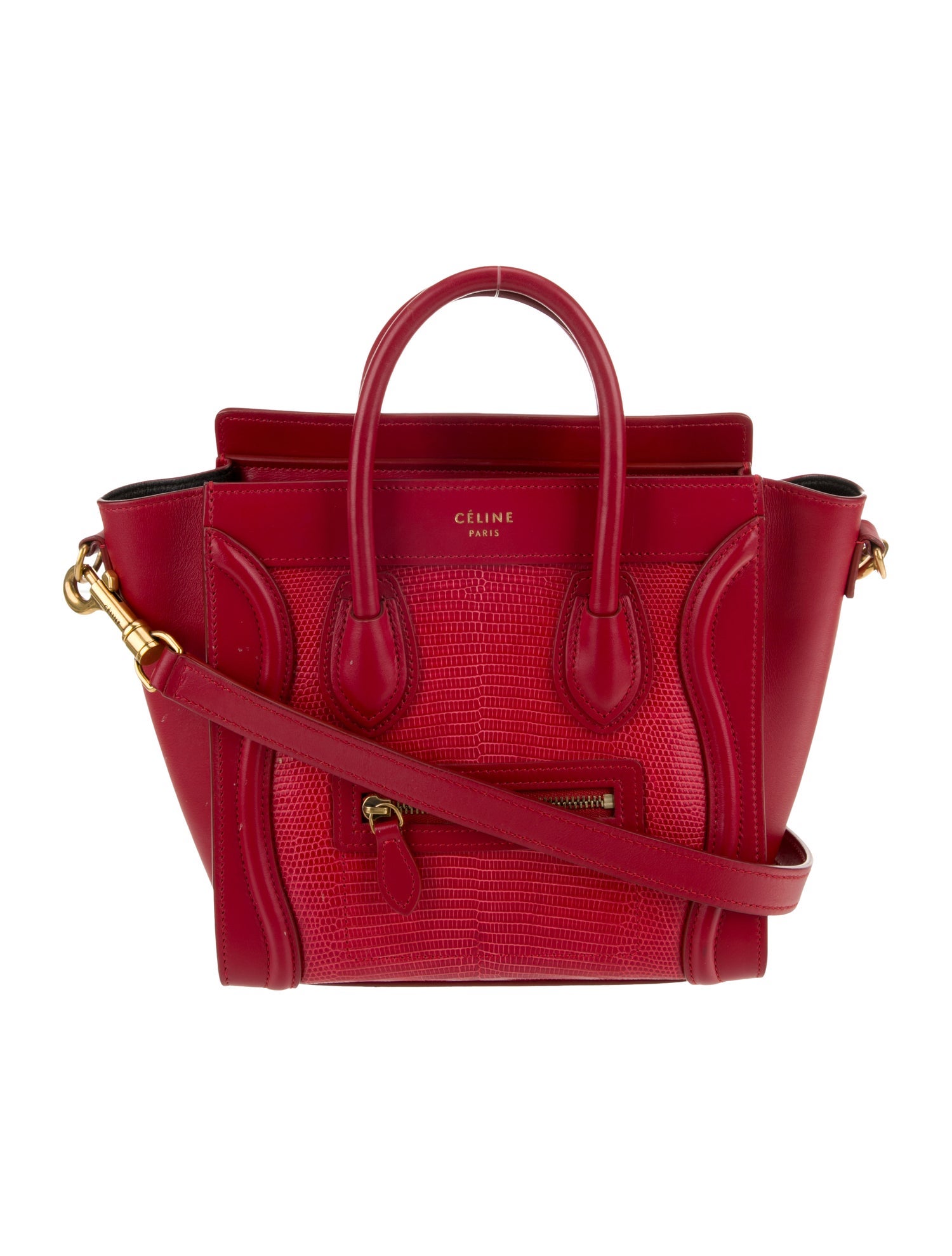 Celine Lizard Luggage Nano