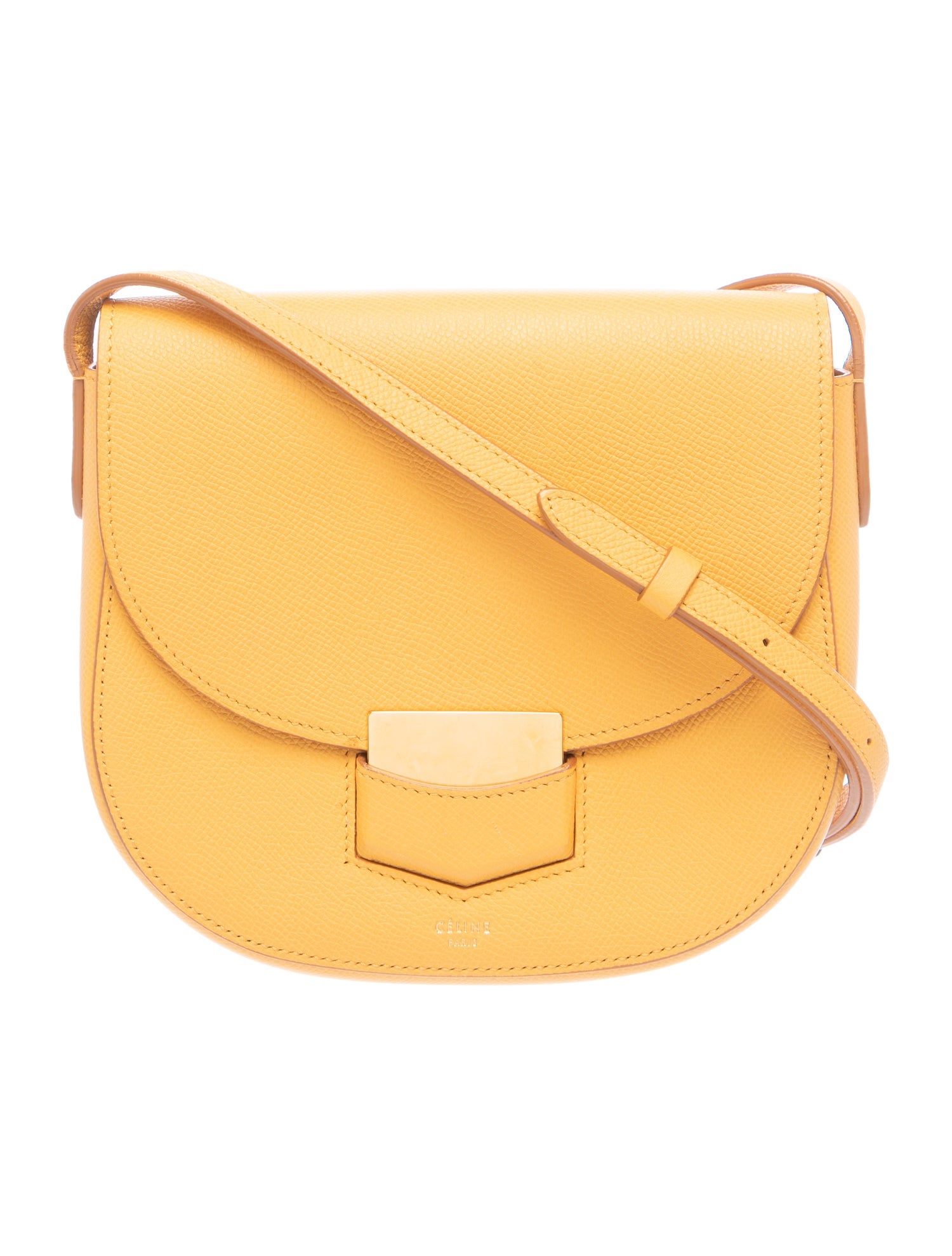 Celine Leather Trotteur Small