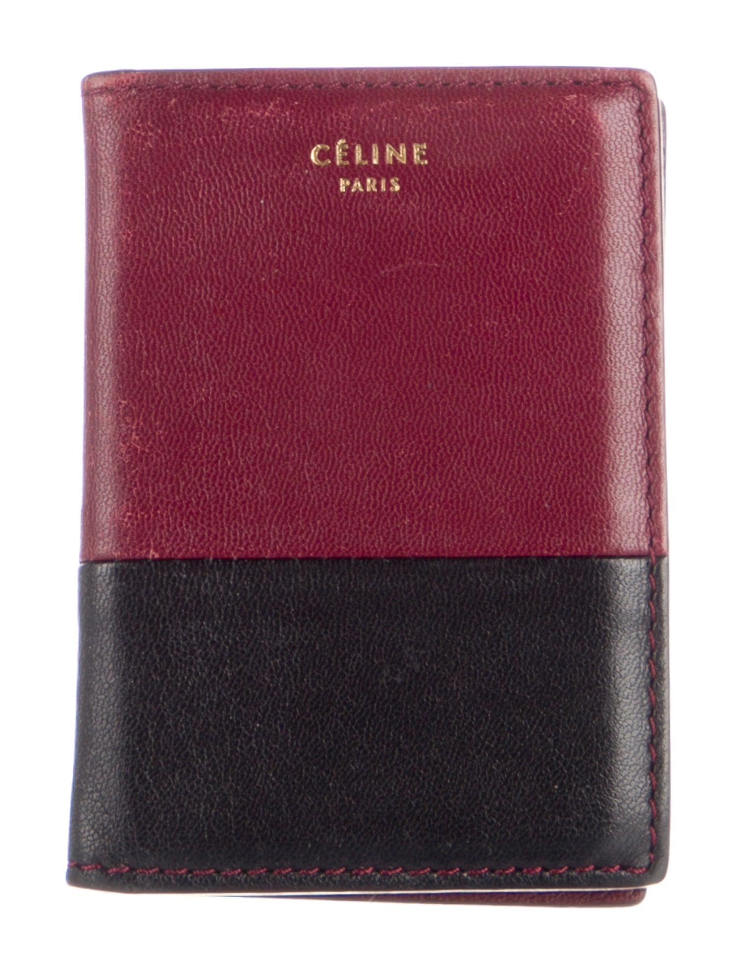 Celine 2012 Leather Bifold Wallet