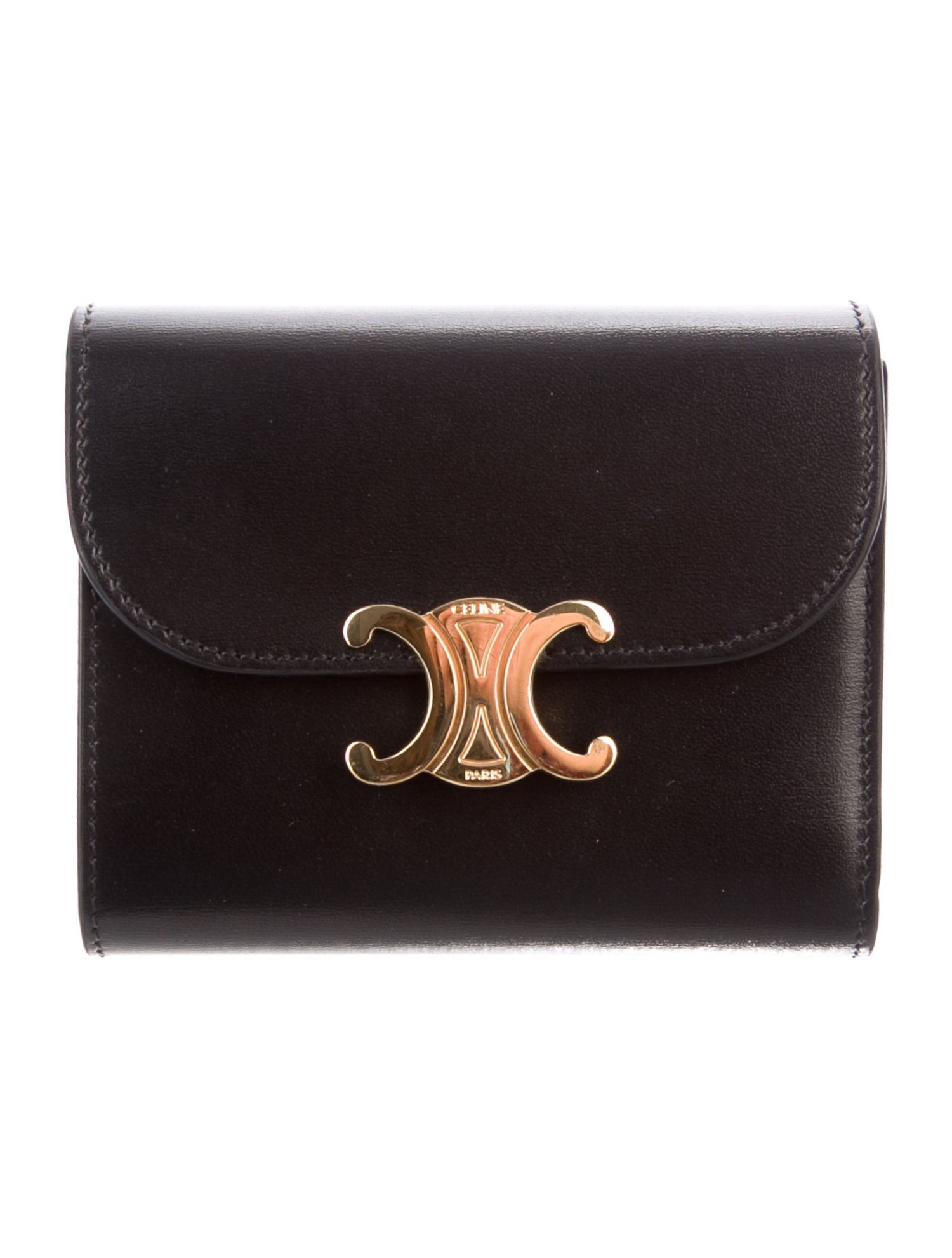 Celine 2022 Small Triomphe Compact Wallet