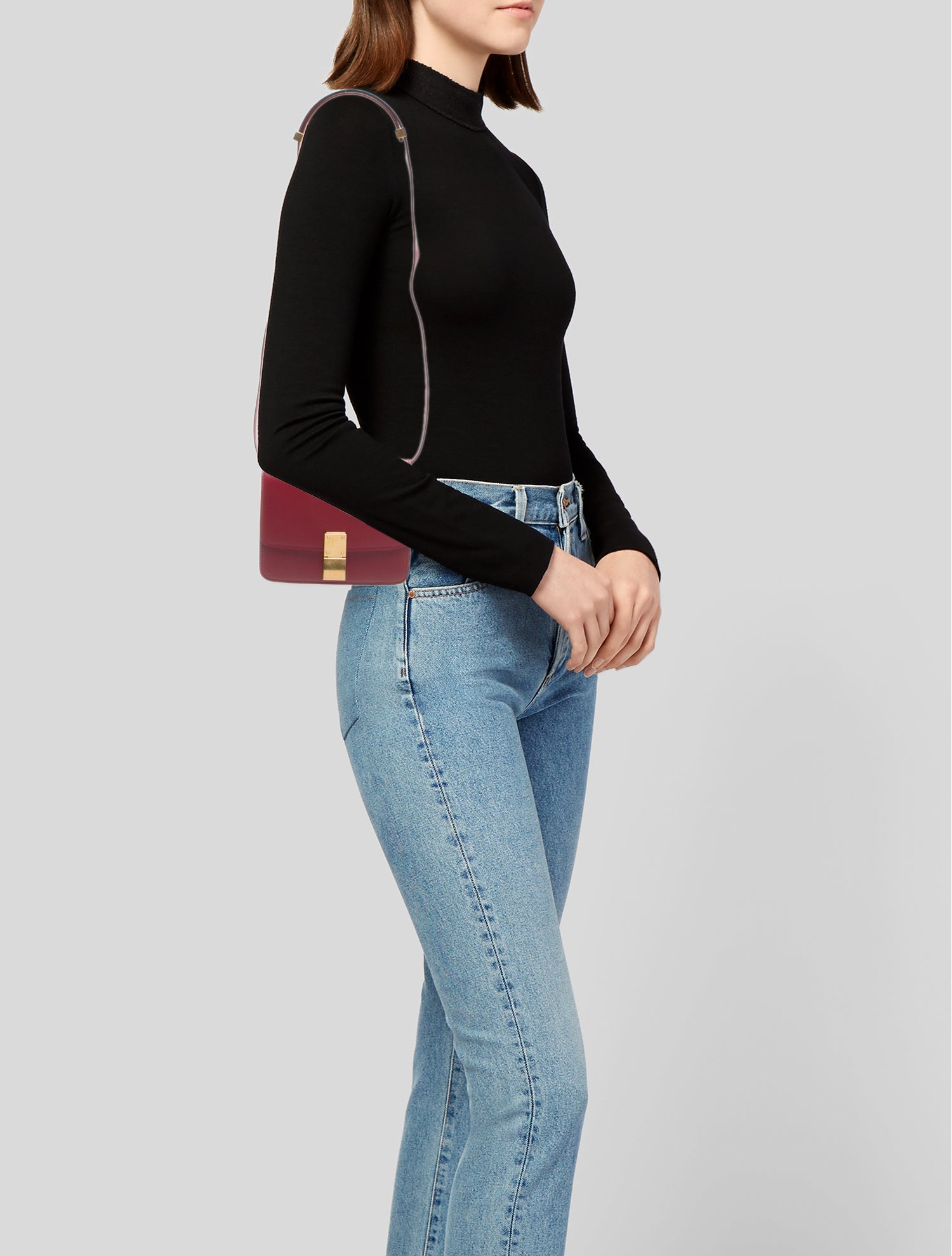 Celine Leather Classic Box Small