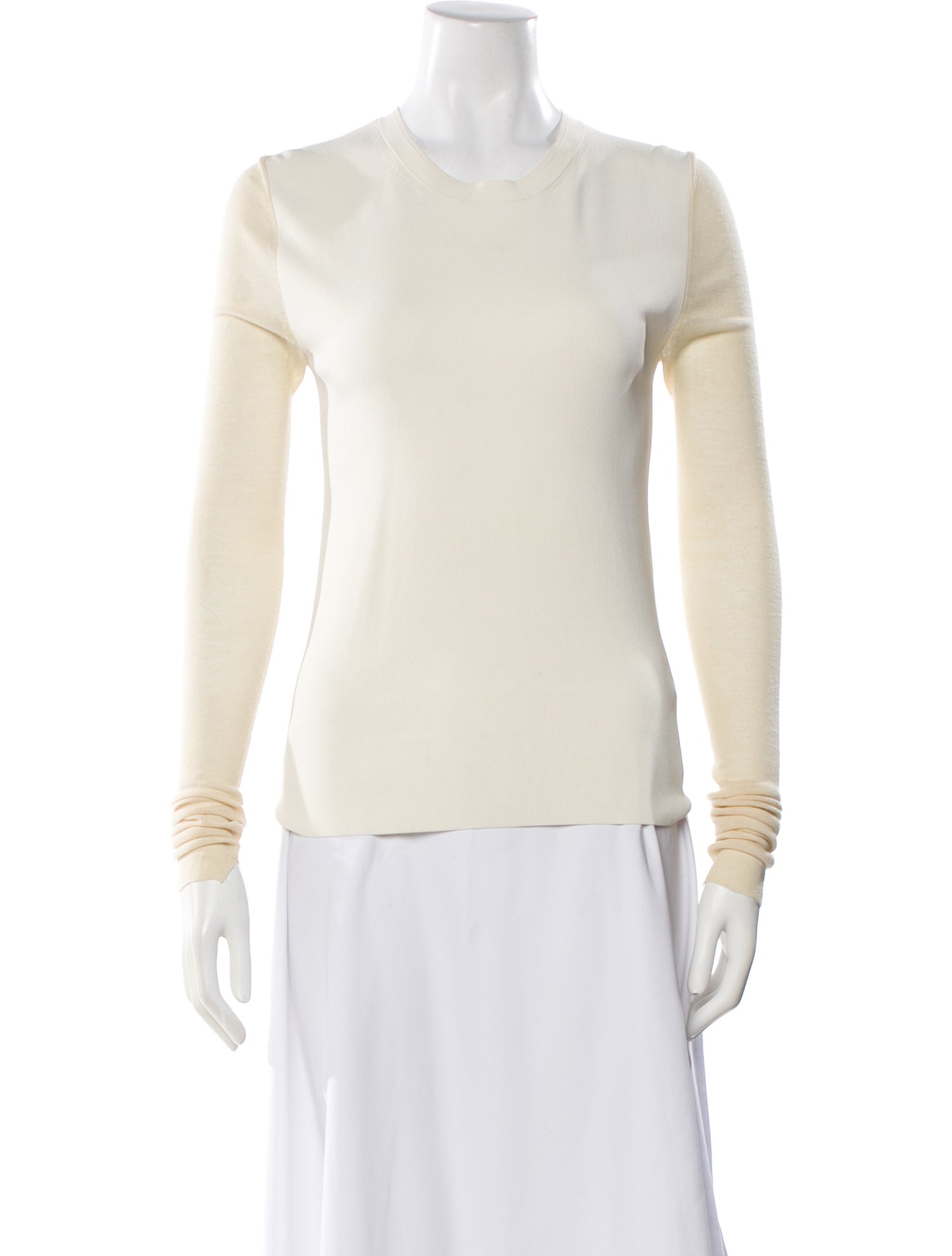 Celine Crew Neck Long Sleeve Top