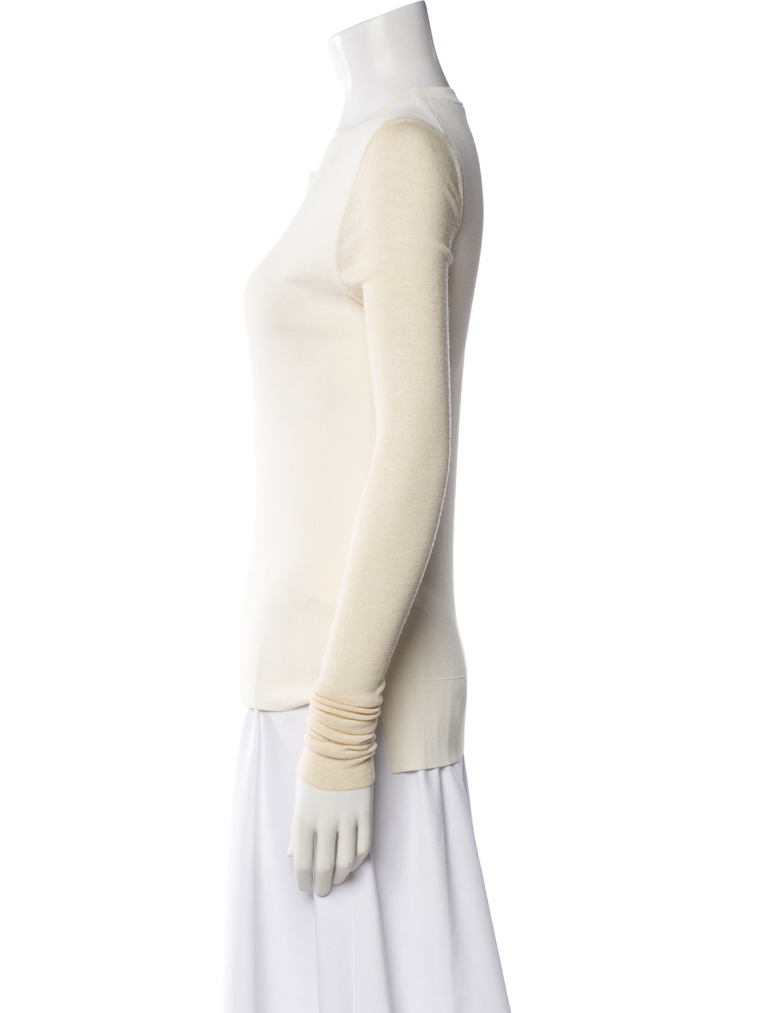 Celine Crew Neck Long Sleeve Top