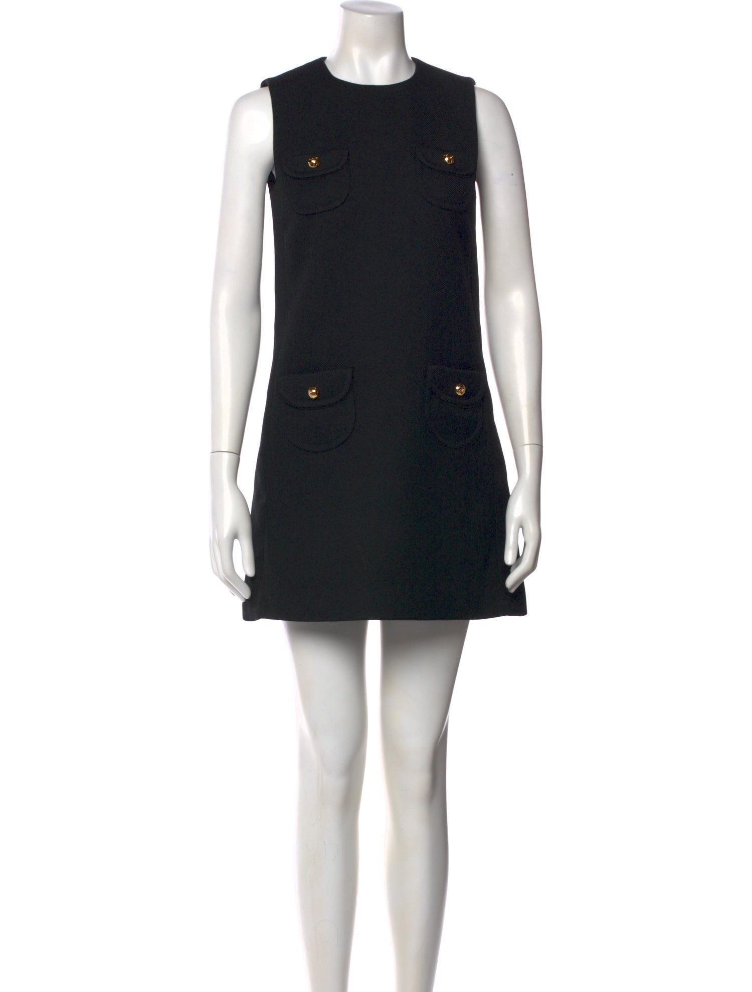 jamie lee curtis golden globes dress Women's Button-Embellished MIDI Sweater Dress | Blue main image 0