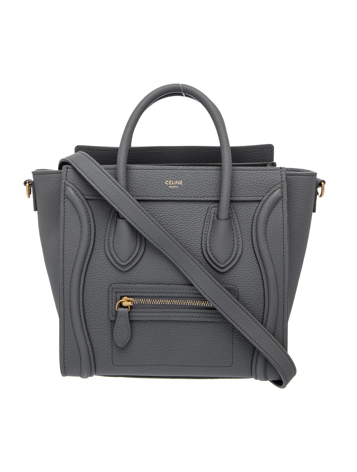 Celine Leather Luggage Nano 2023