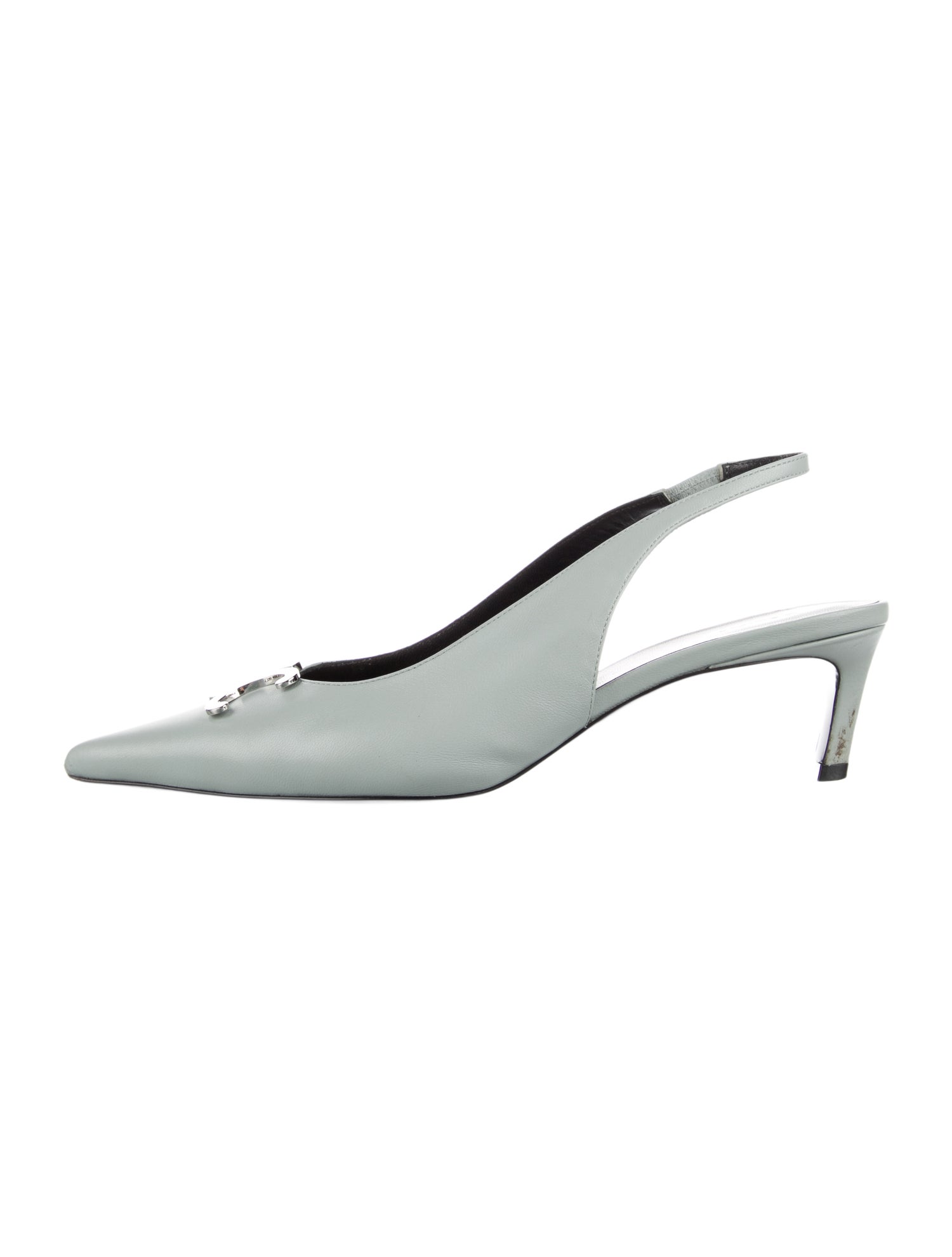 Celine Patent Leather Slingback Pumps