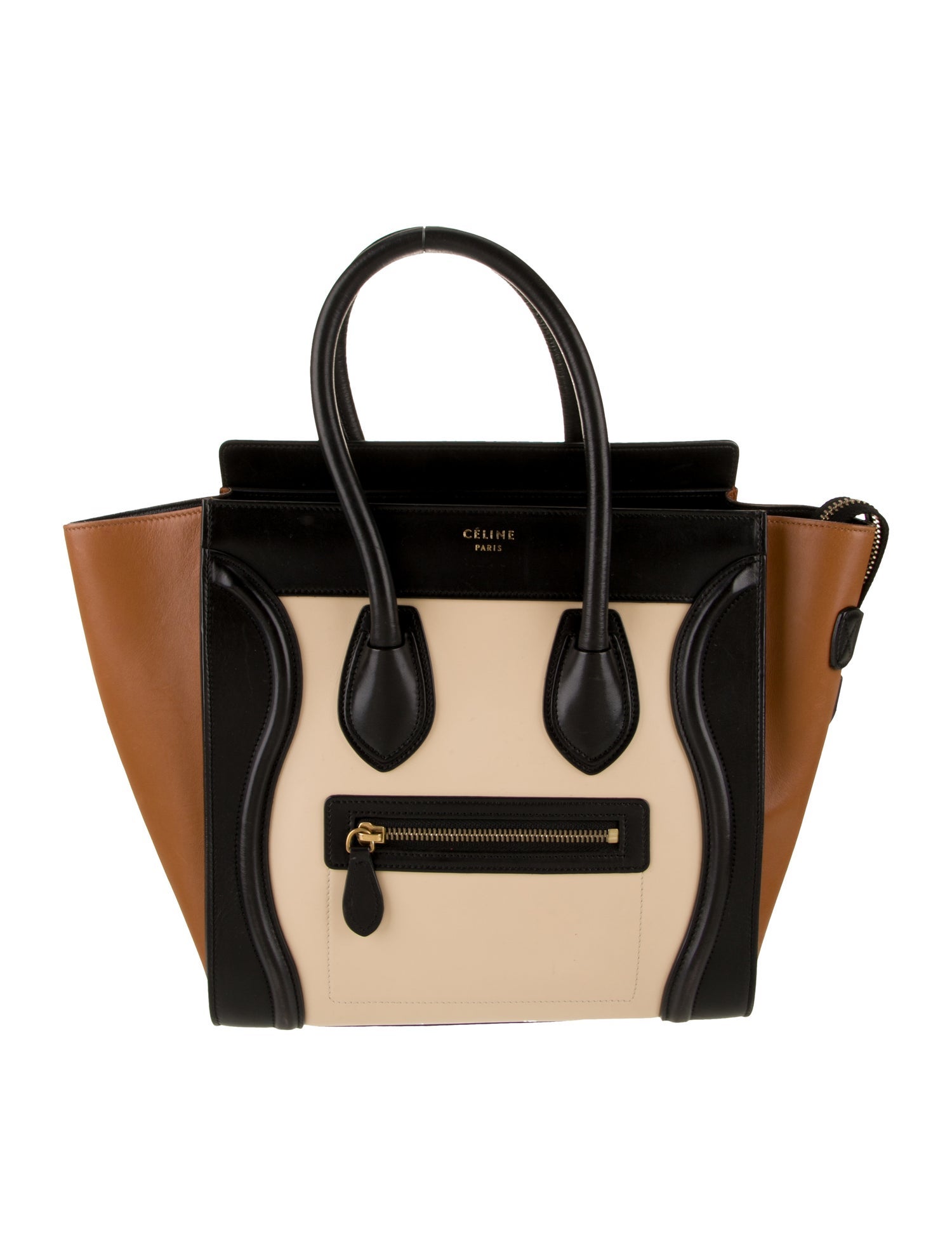 Celine Leather Luggage Micro