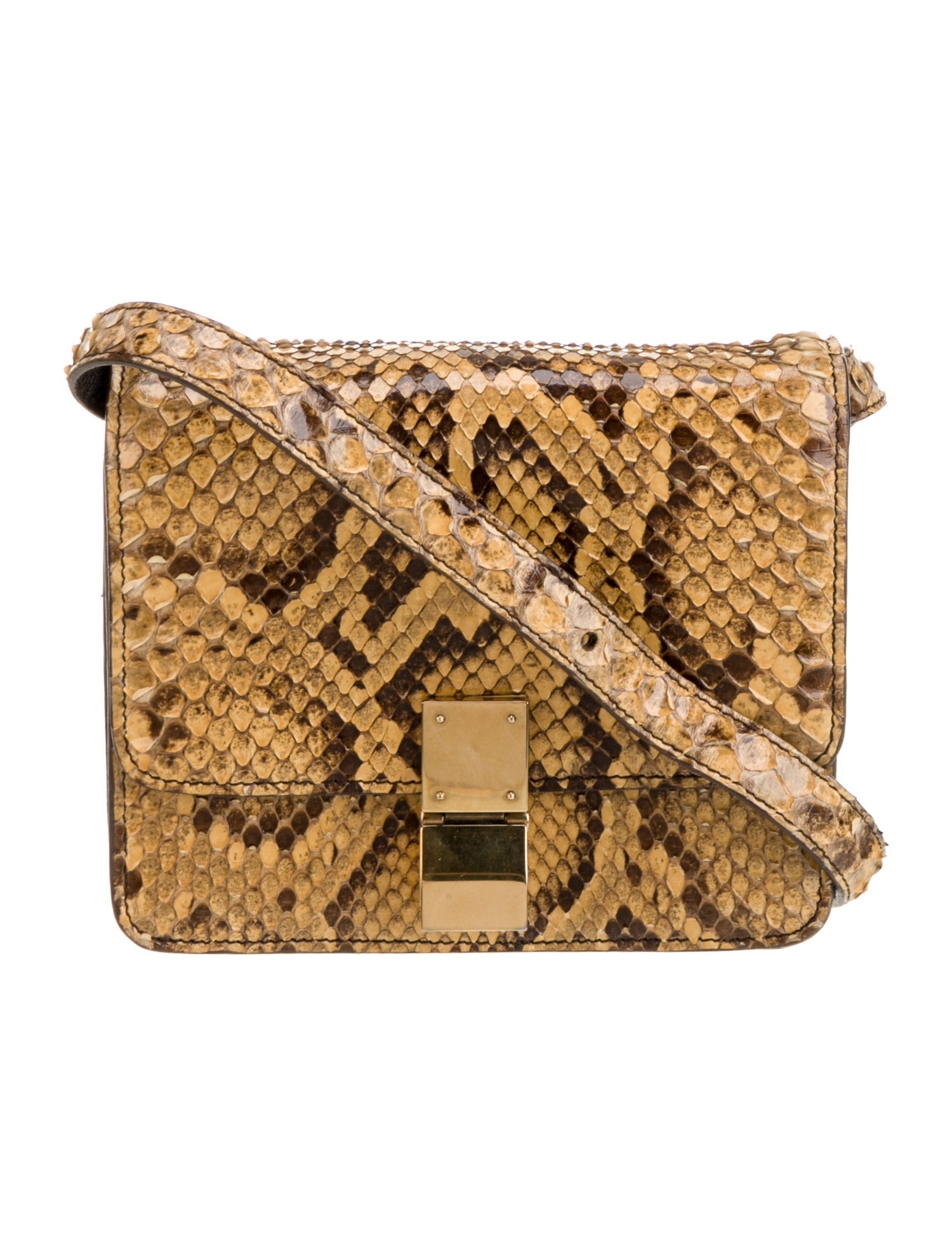 Celine Python Box on Strap