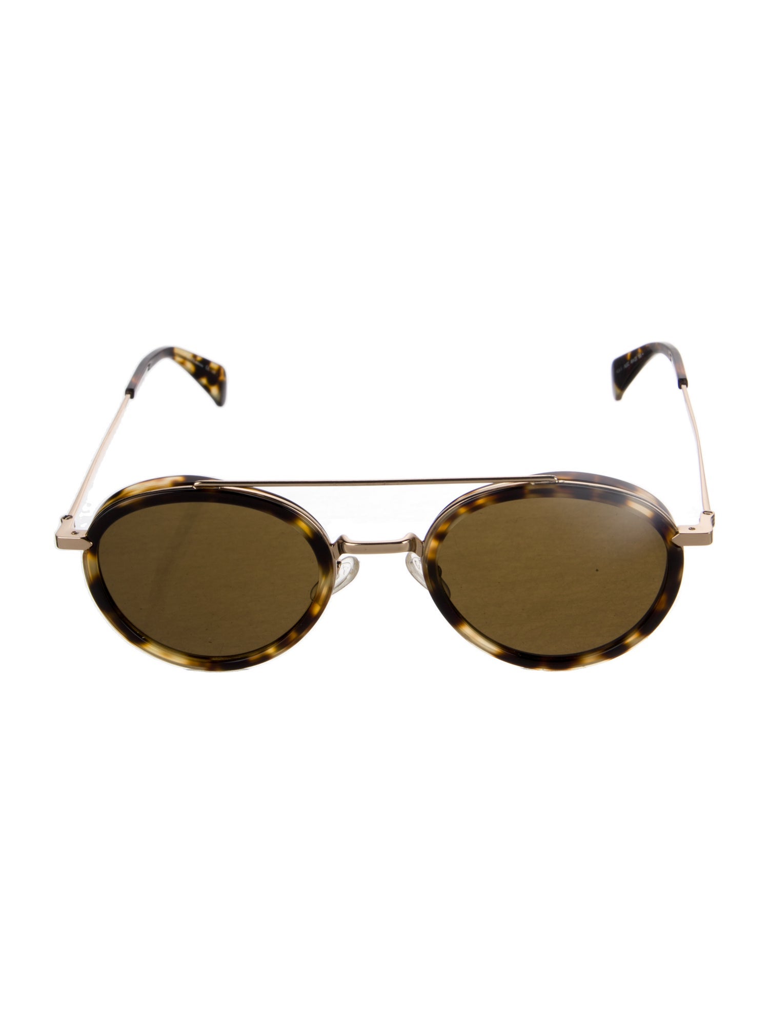 Celine Round Mirrored Sunglasses