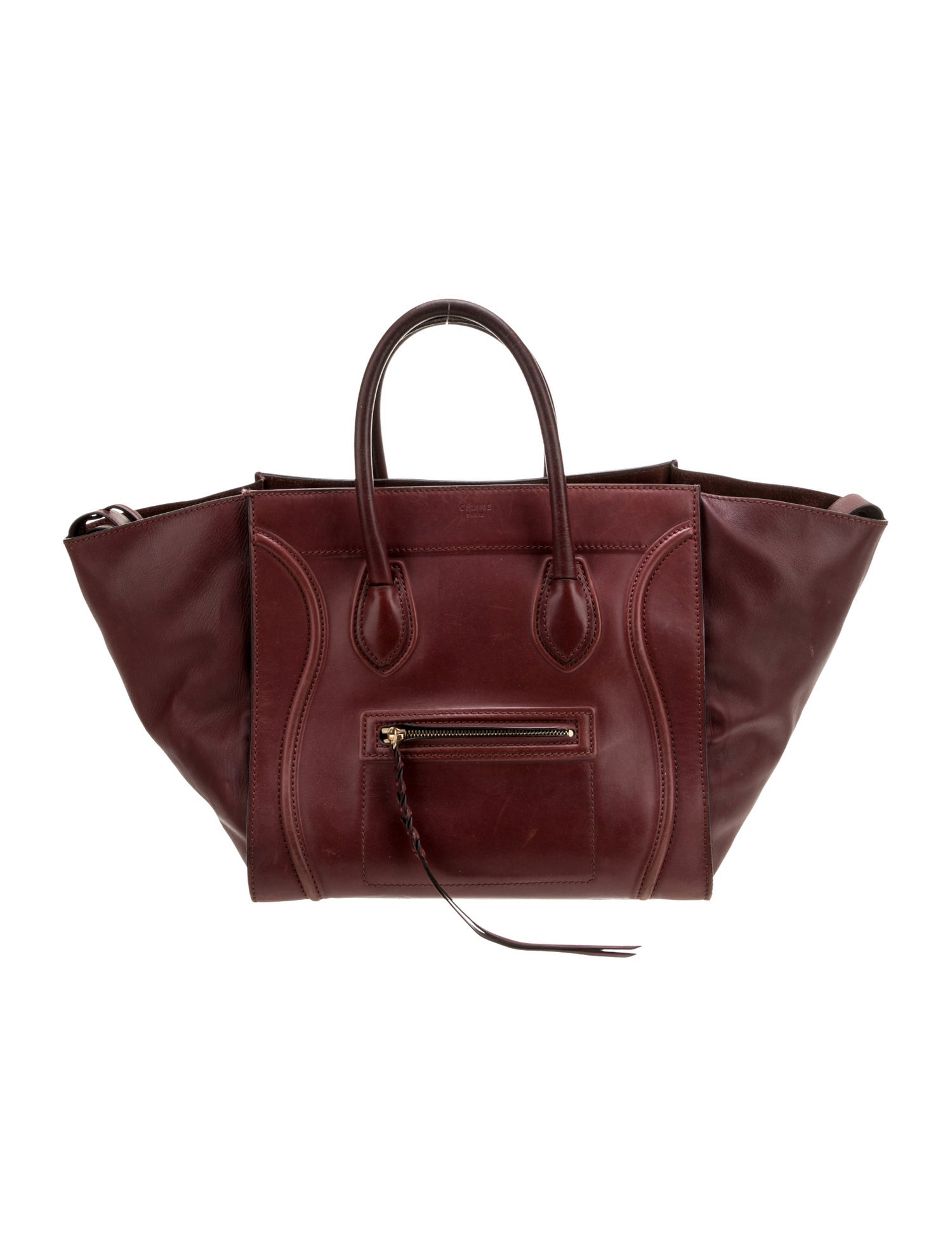 Celine Leather Luggage Phantom Medium