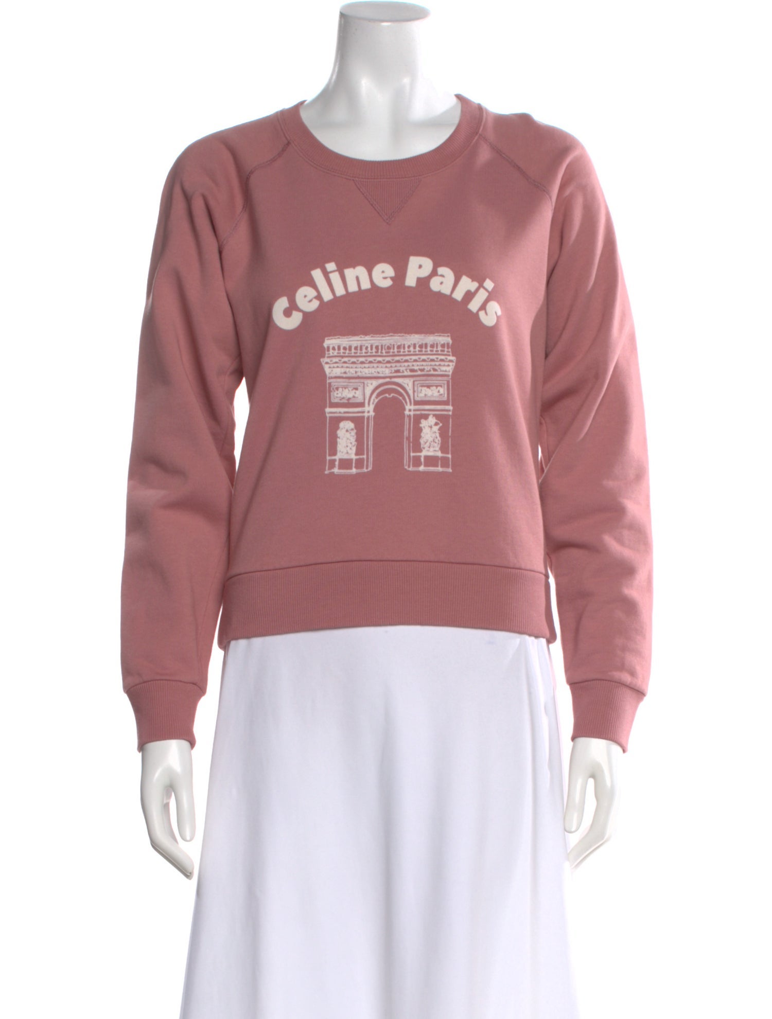 Celine Arc de Triomphe Graphic Print Sweatshirt