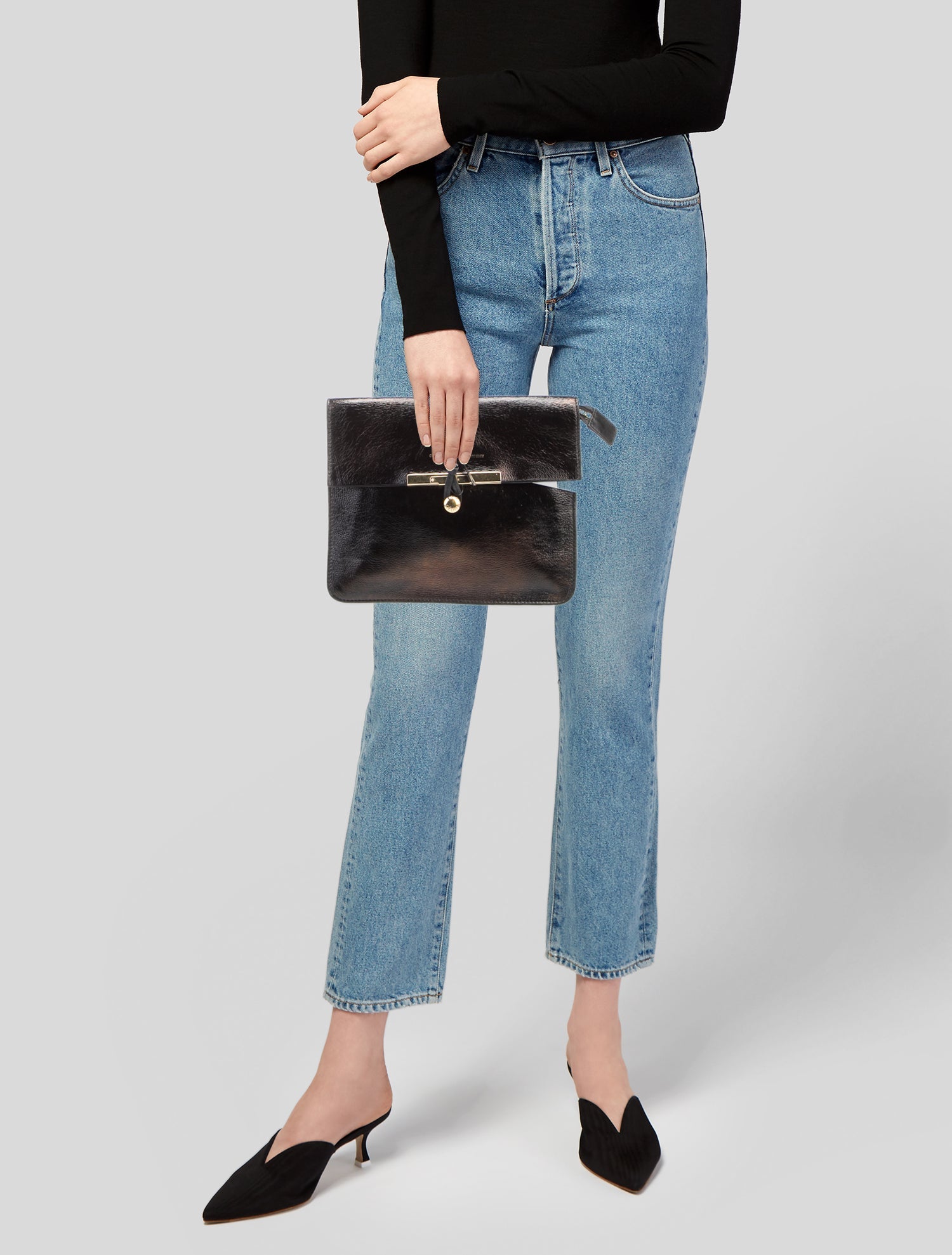 Celine Leather Clasp