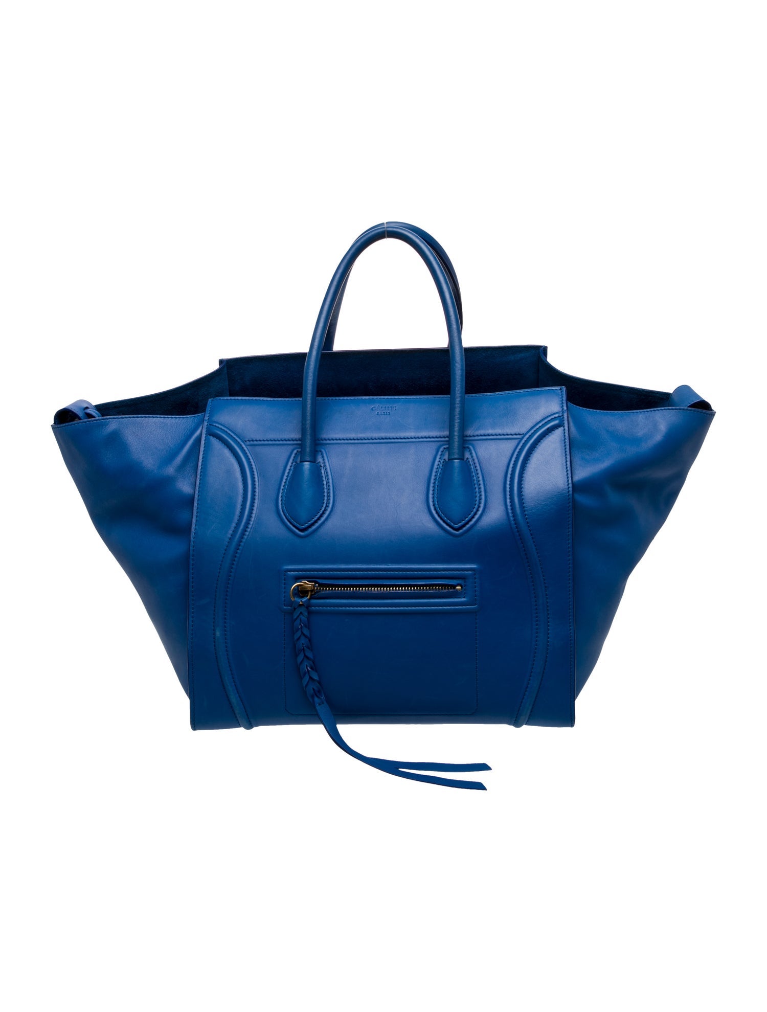 Celine Leather Luggage Phantom Large