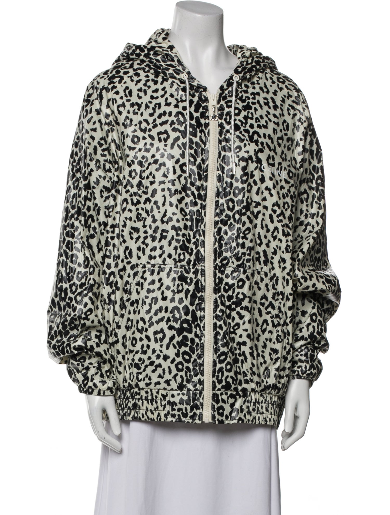 Celine Animal Print Bomber Jacket