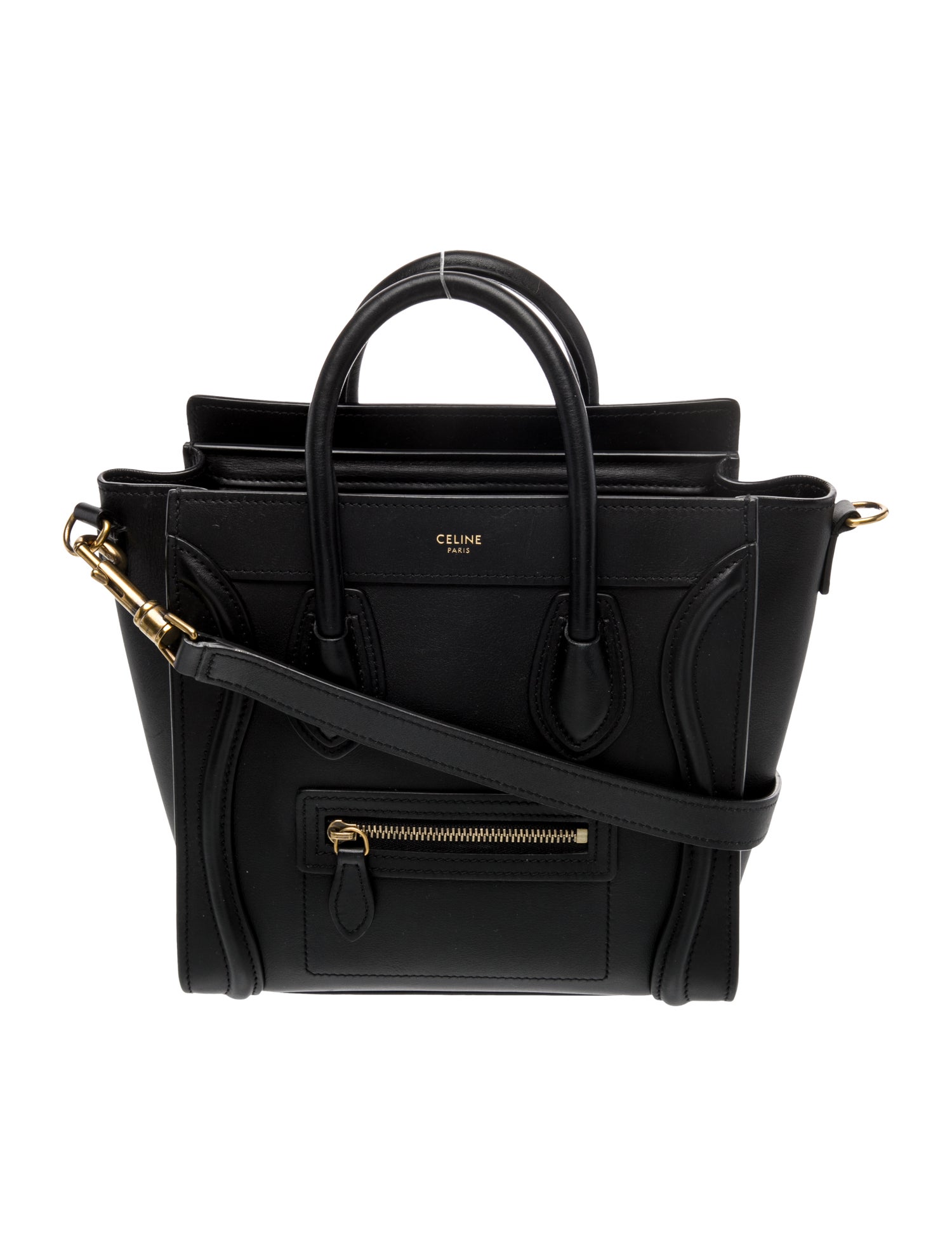 Celine Leather Luggage Nano