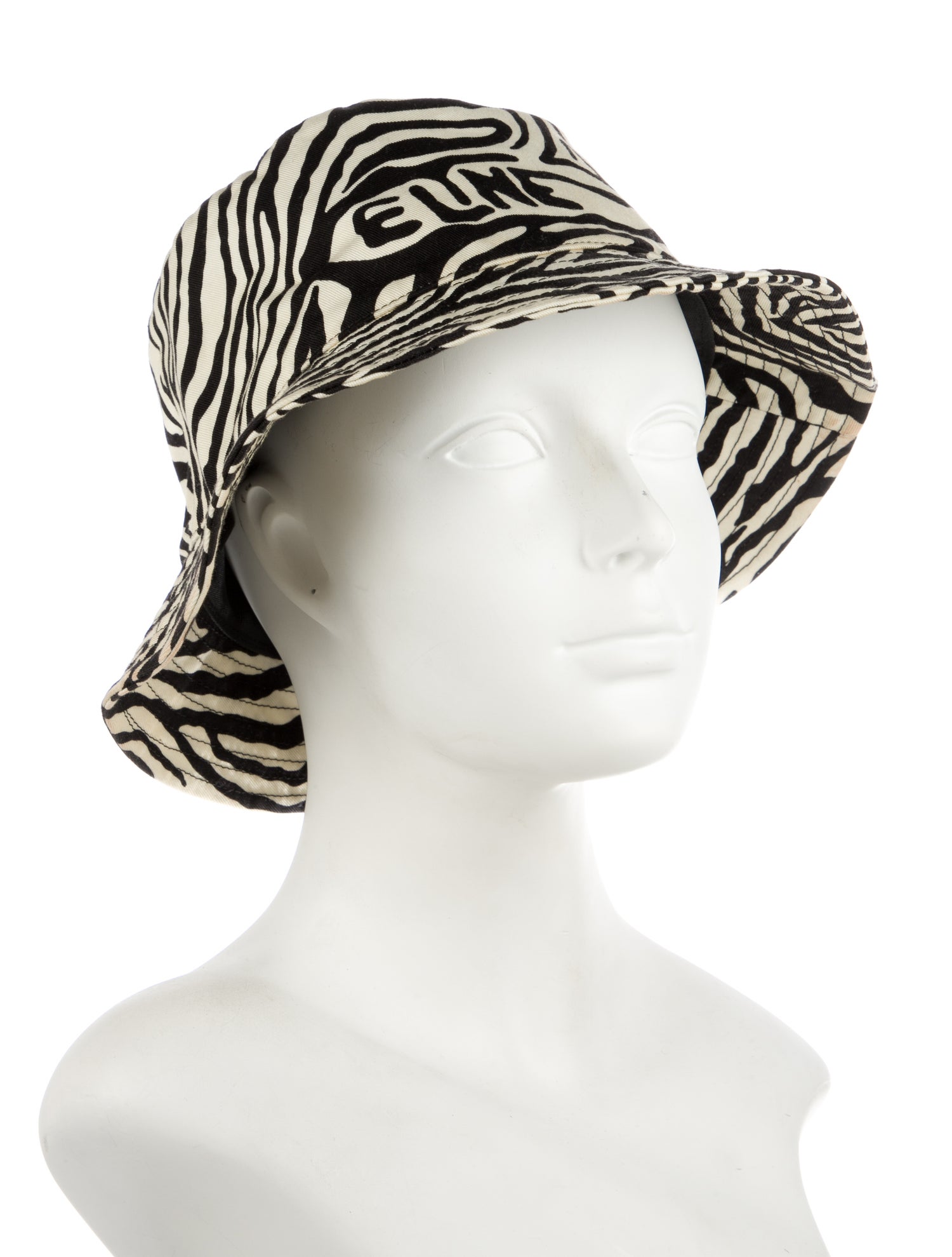 Celine Zebra Print Bucket Hat