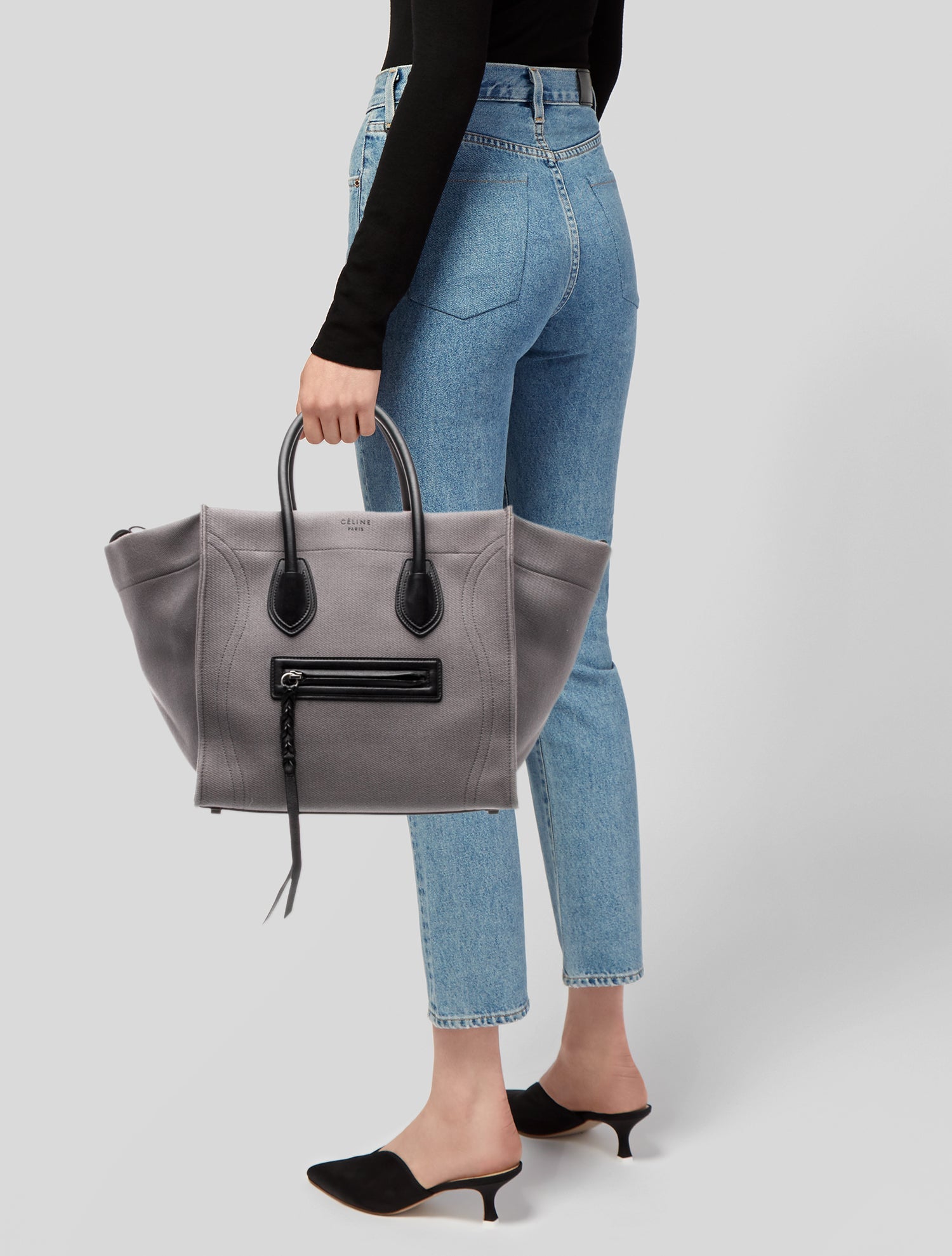 Celine Canvas Luggage Phantom Medium