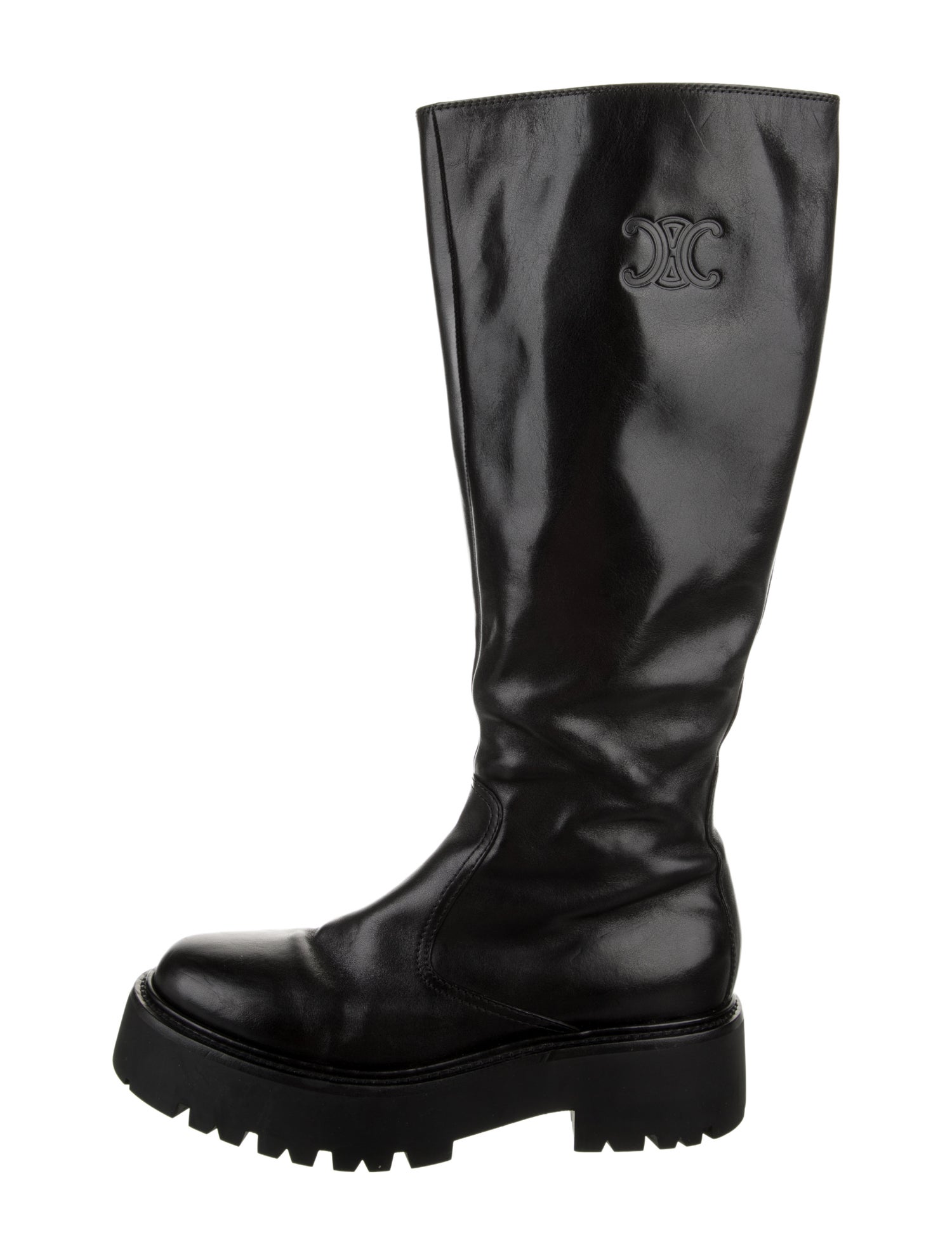Celine Leather Riding Boots