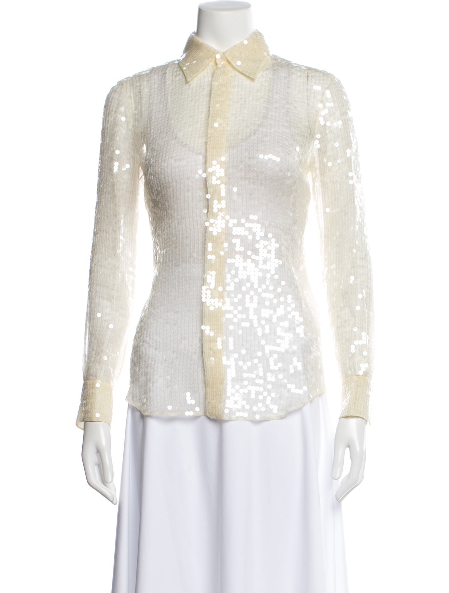 Celine Sequin Patterned Blouse