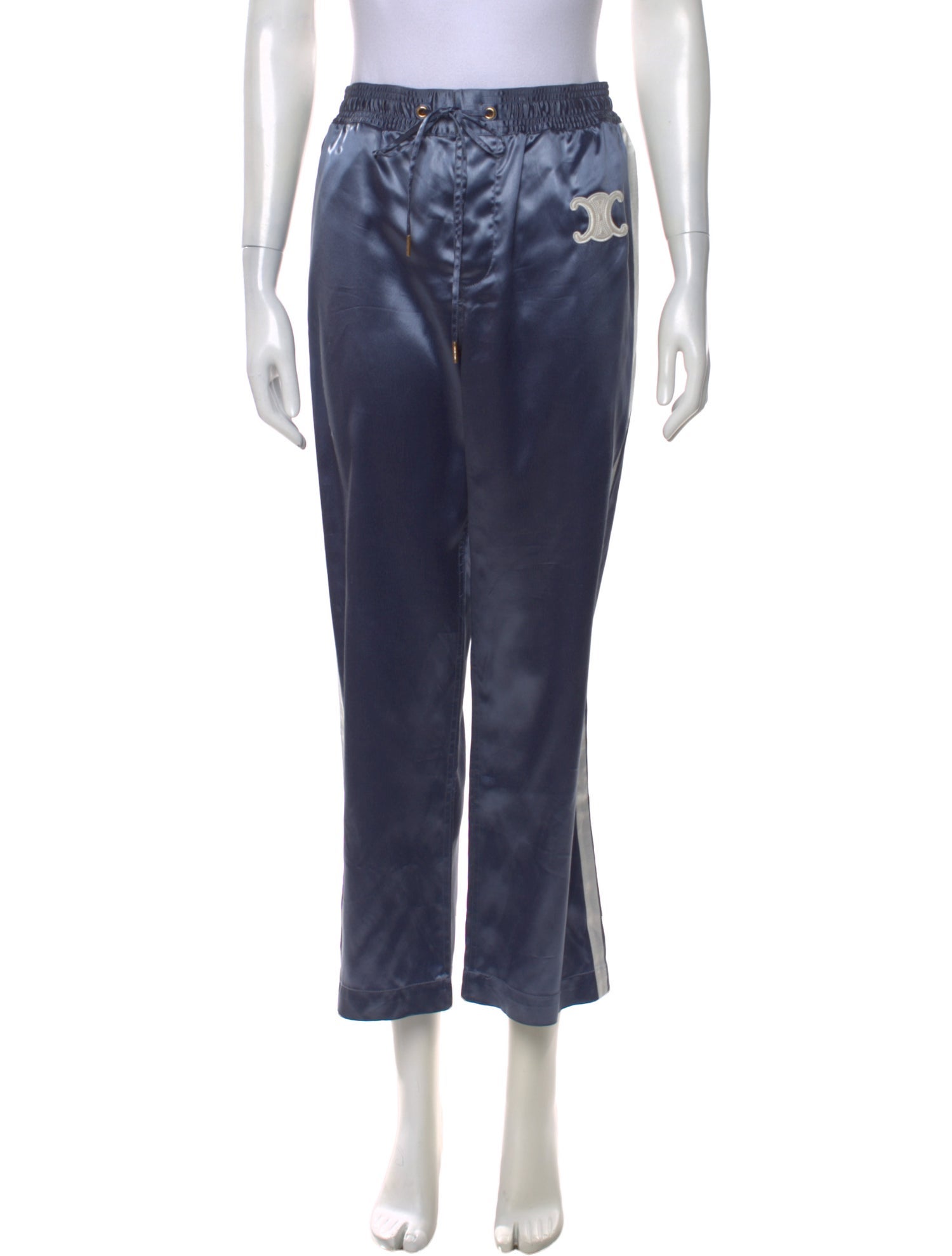 Celine Leather Wide Leg Pants