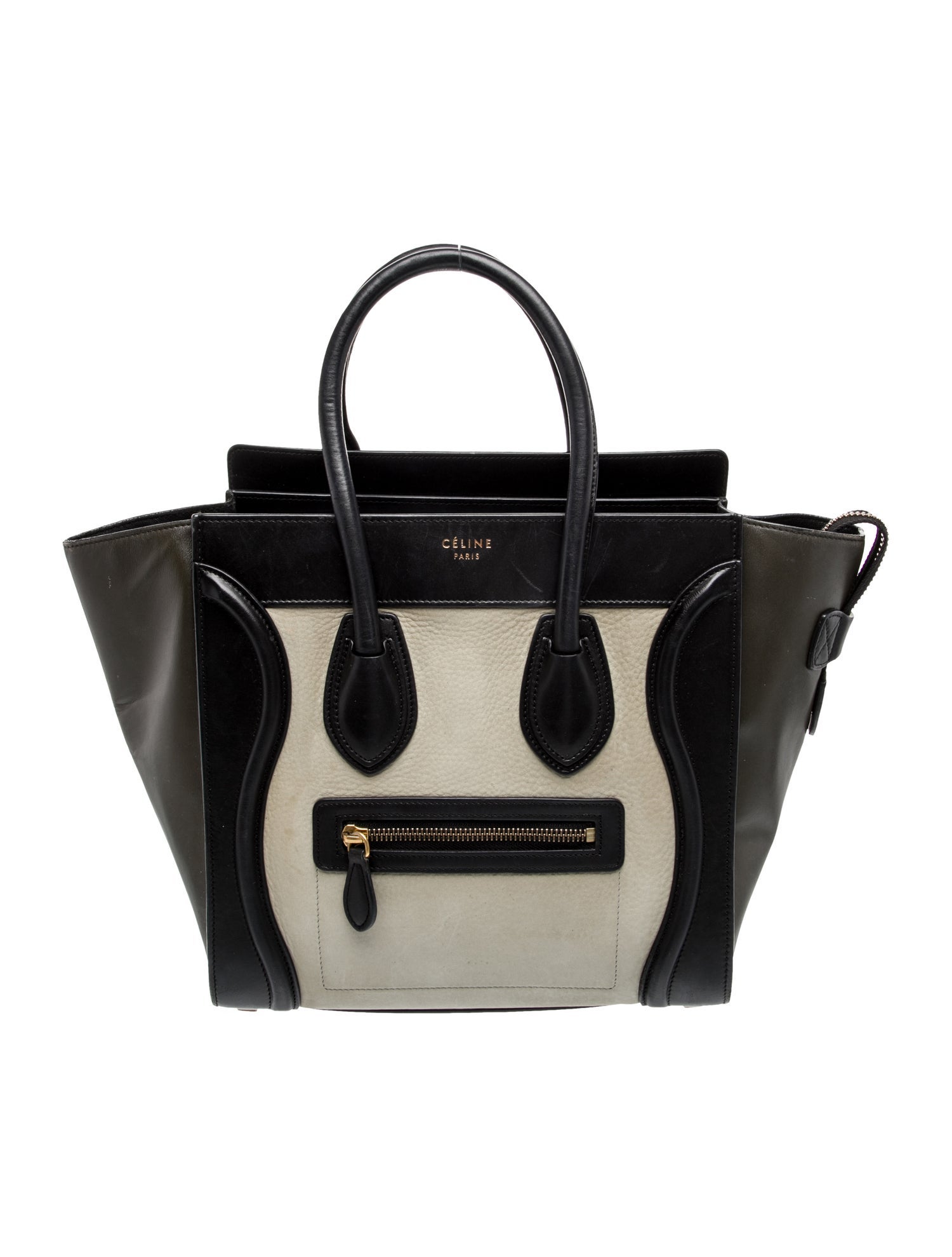 Celine Leather Luggage Micro