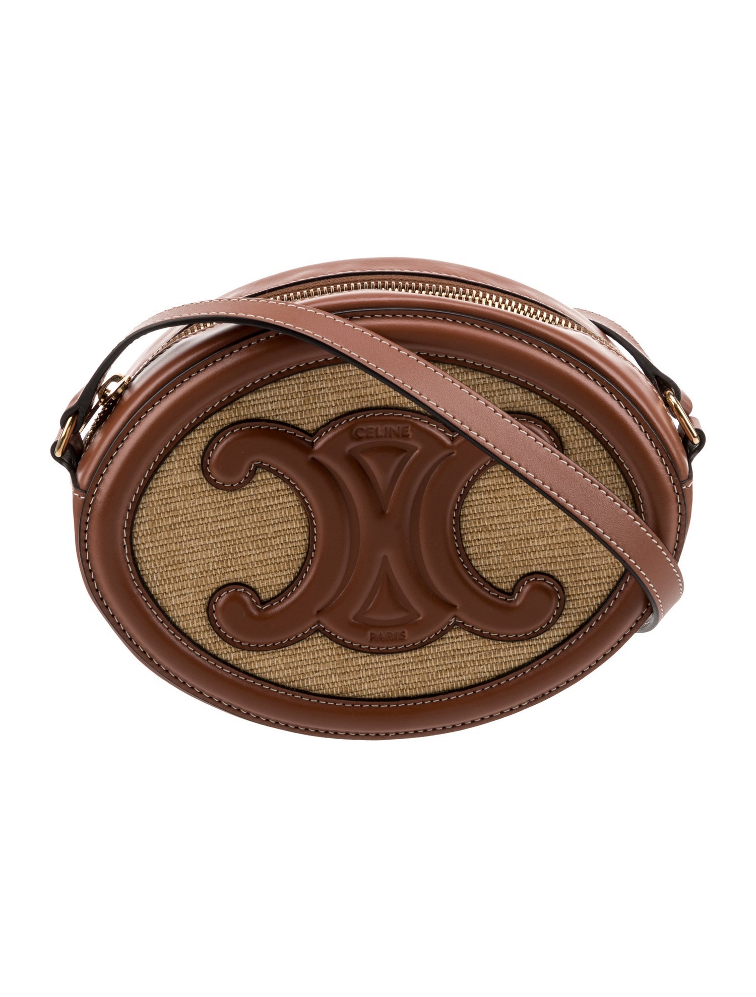 Celine Triomphe Cuir Oval