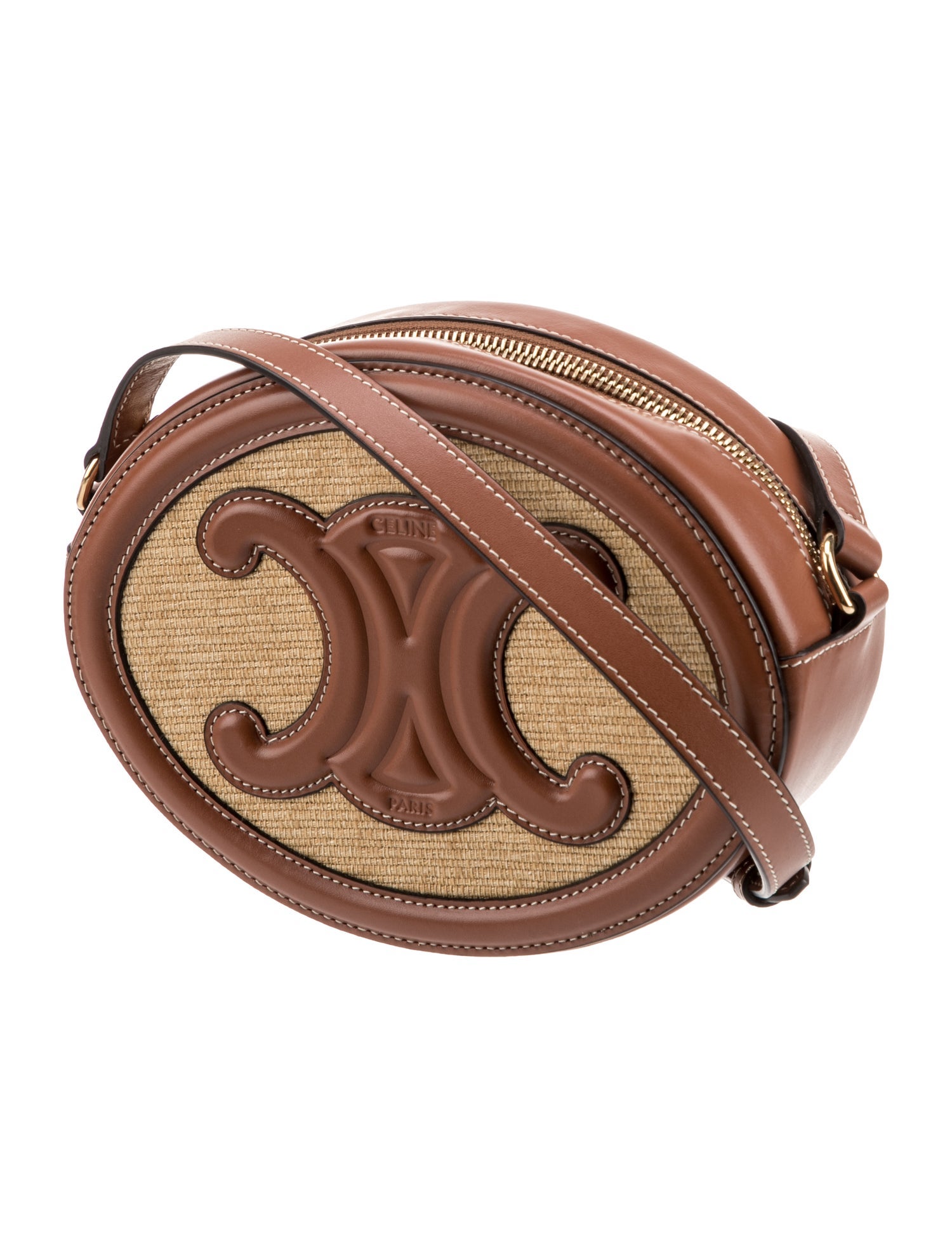 Celine Triomphe Cuir Oval
