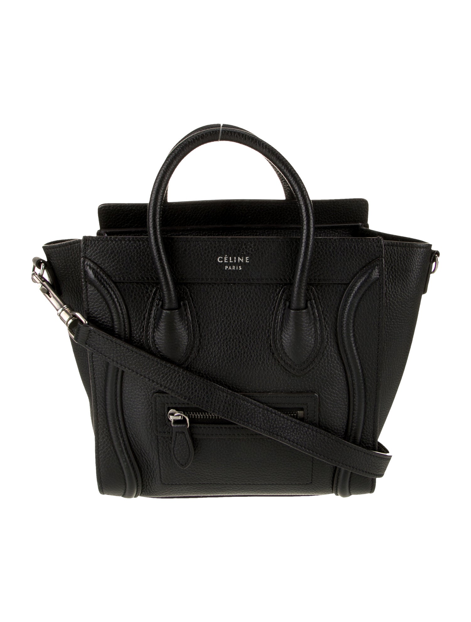 Celine Leather Luggage Nano