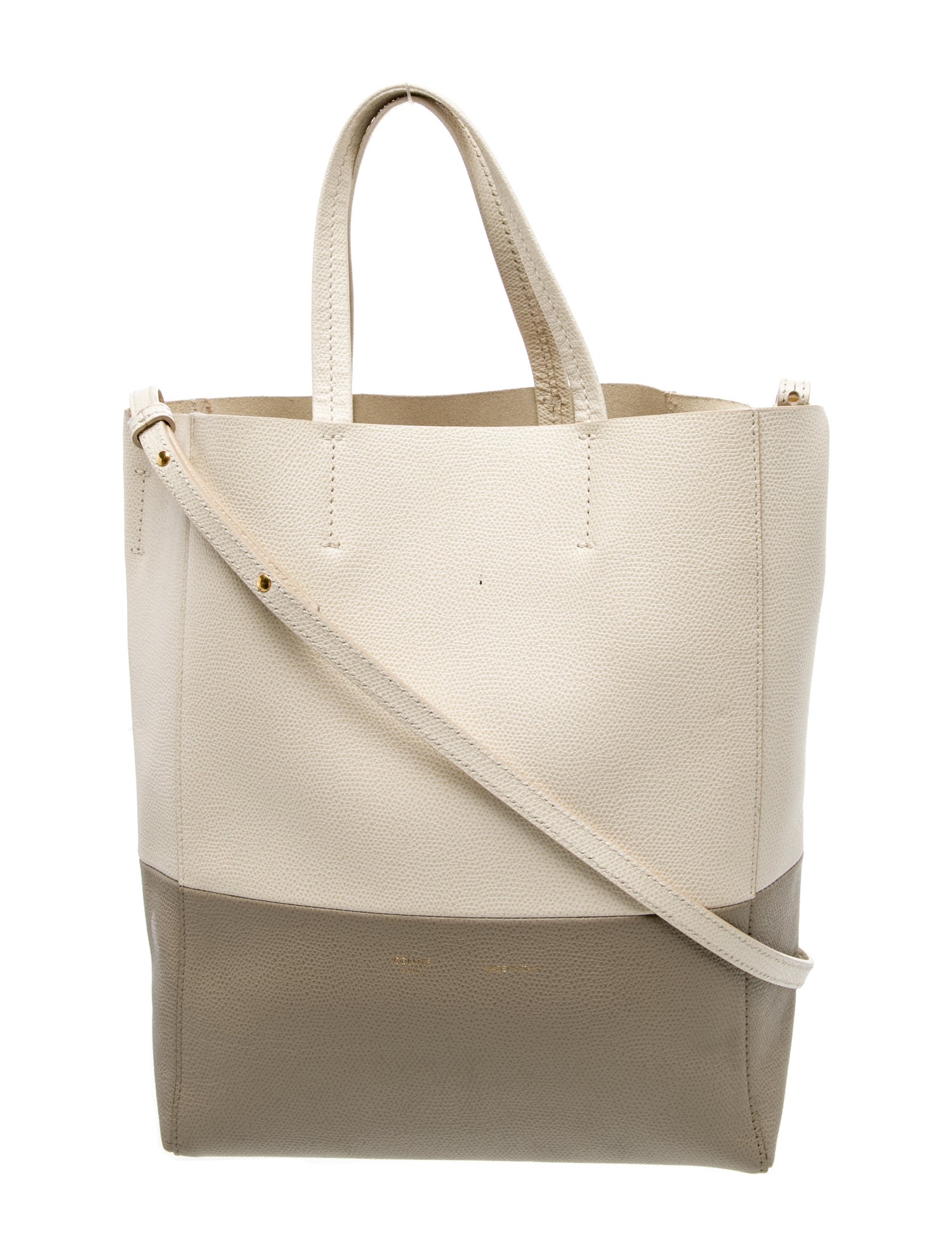 Celine Leather Vertical Cabas Small