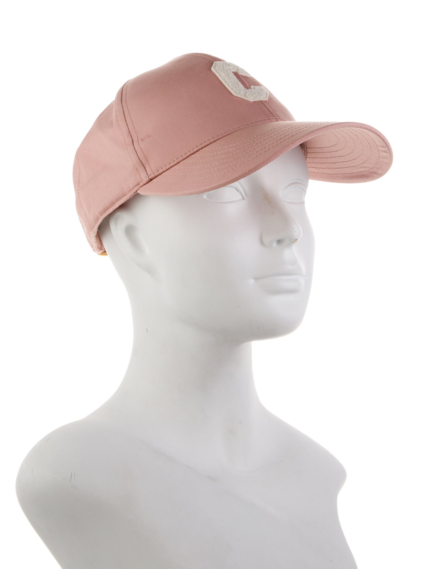 Celine Solid Initial Baseball Cap