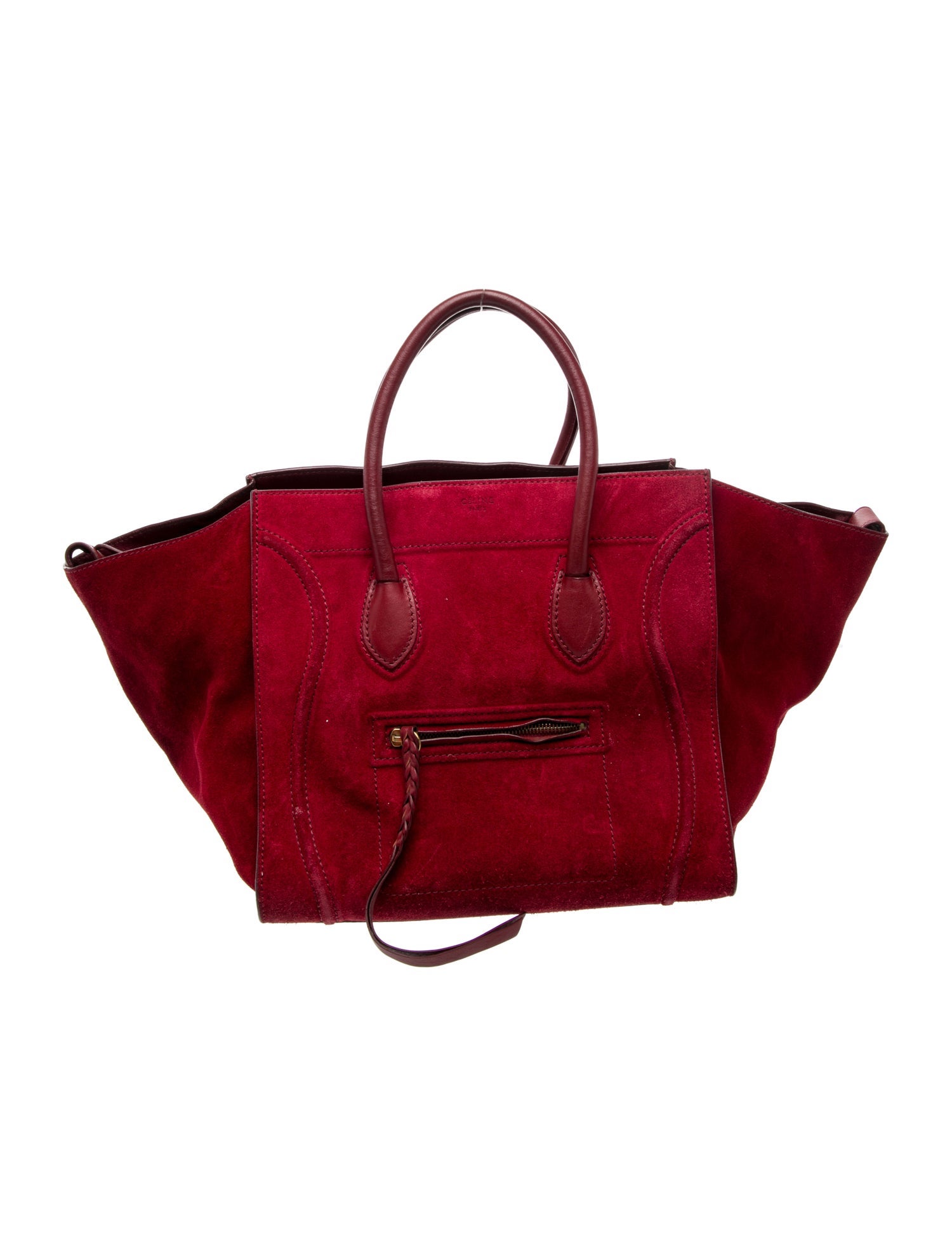 Celine Suede Luggage Phantom Medium