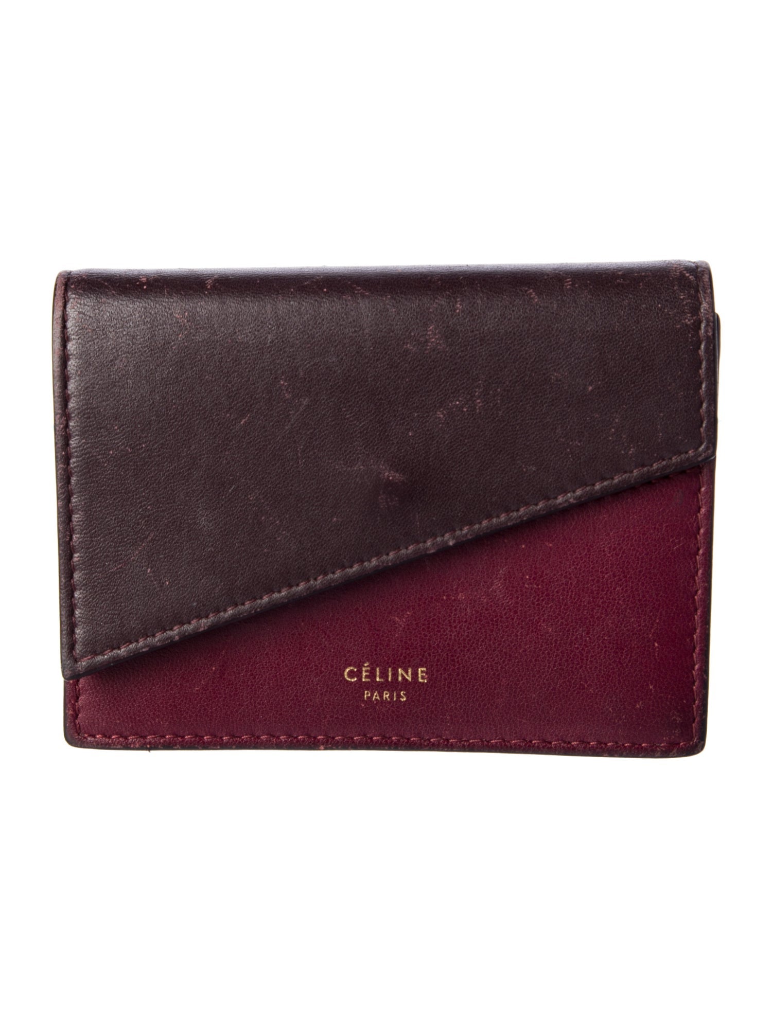 Celine 2017 Diagonal Large Flap Wallet