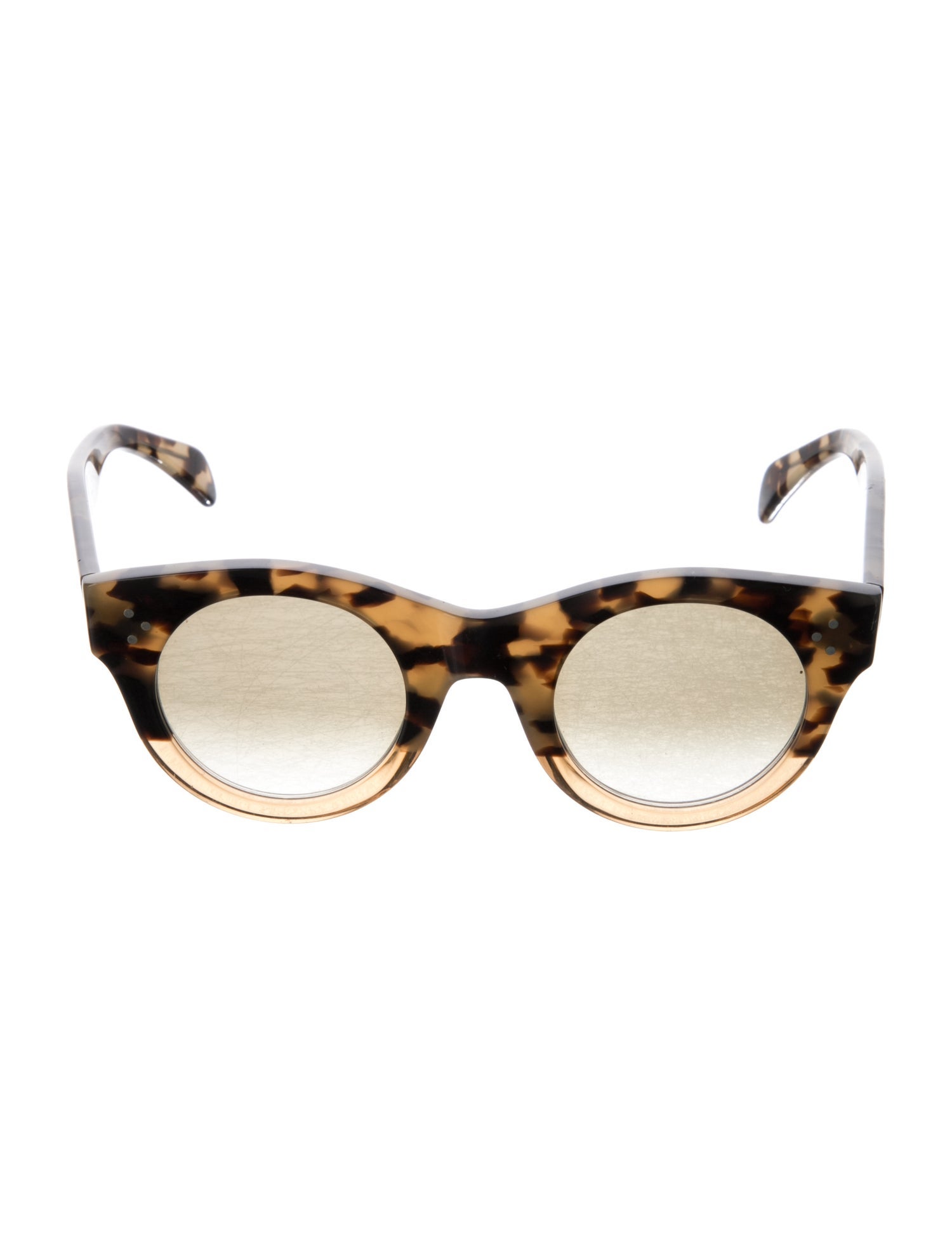 Celine Round Gradient Sunglasses