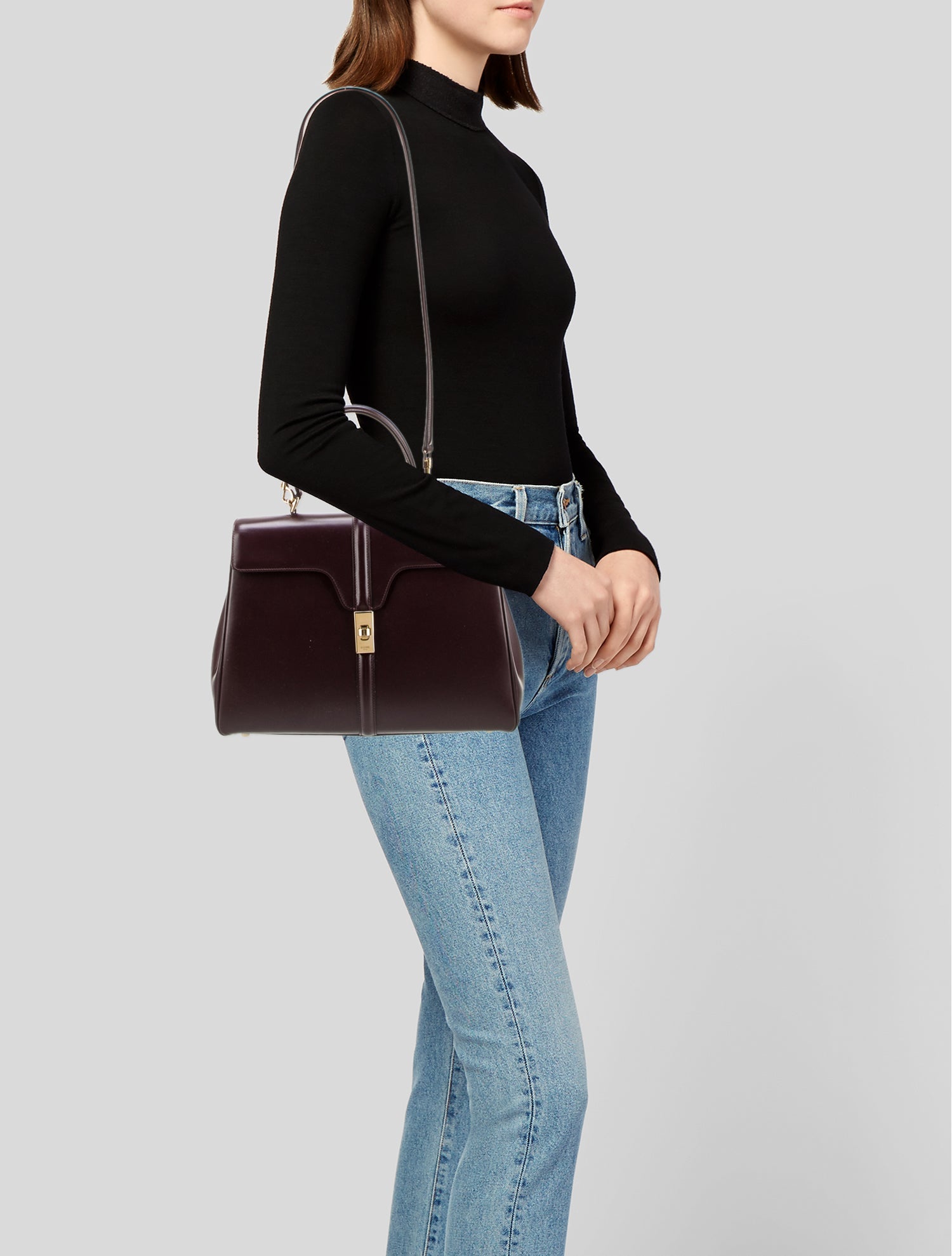 Celine Leather 16 Bag Medium