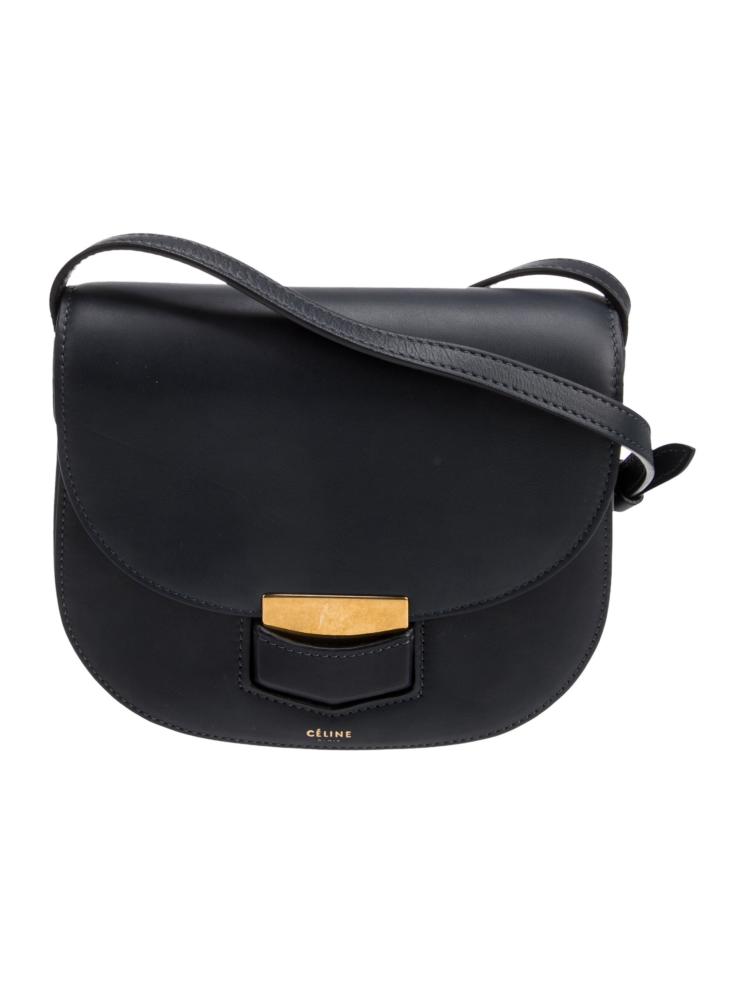 Celine Leather Trotteur Small