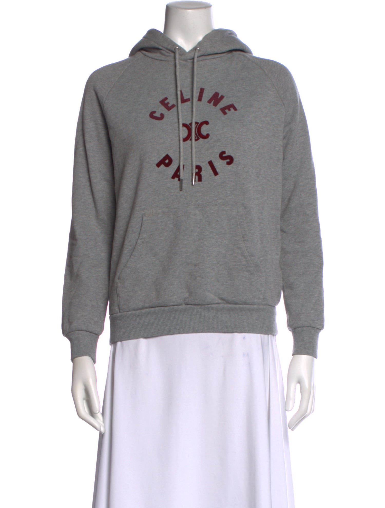 Celine Graphic Print Crew Neck Hoodie