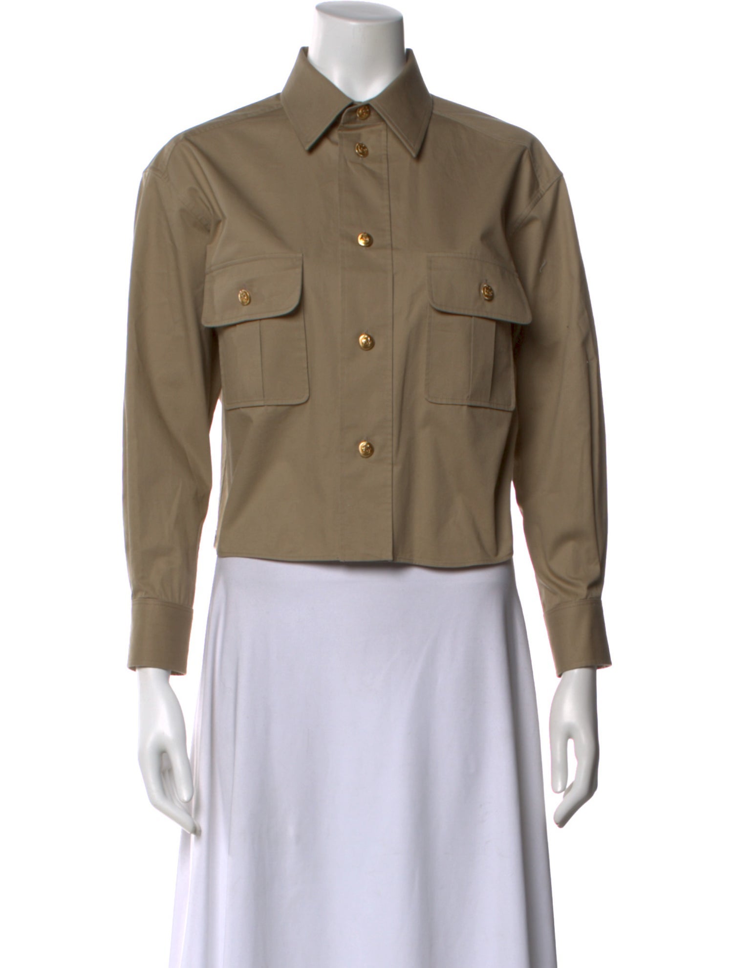 Celine Long Sleeve Button-Up Top