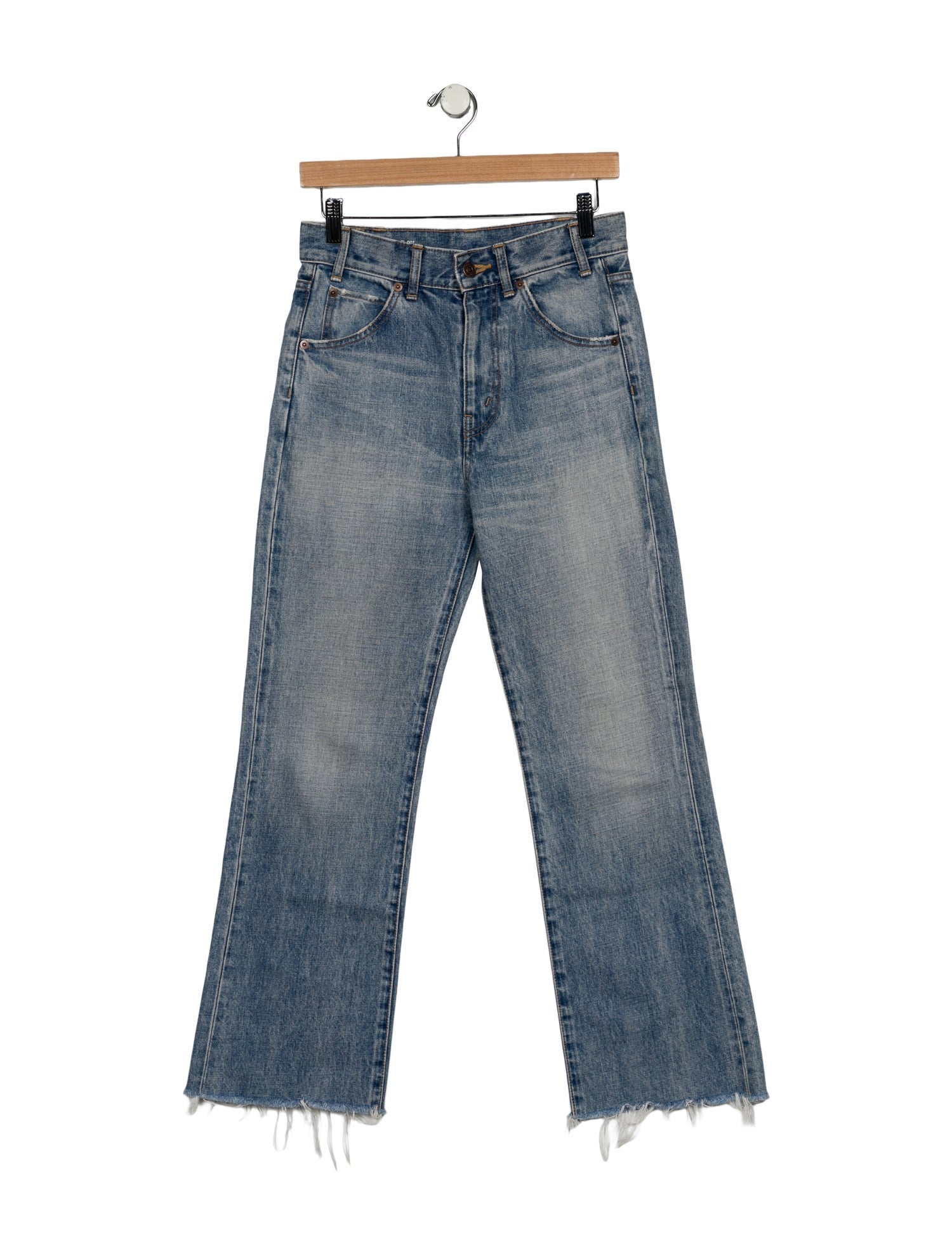 Celine Mid-Rise Straight Leg Jeans