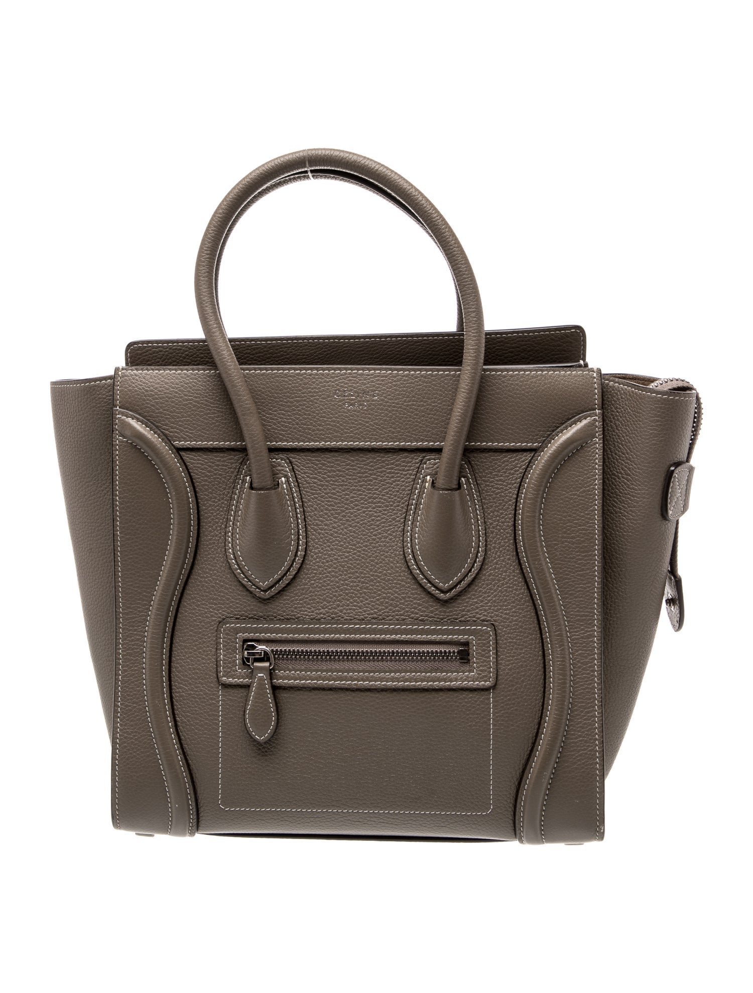 Celine Leather Luggage Micro