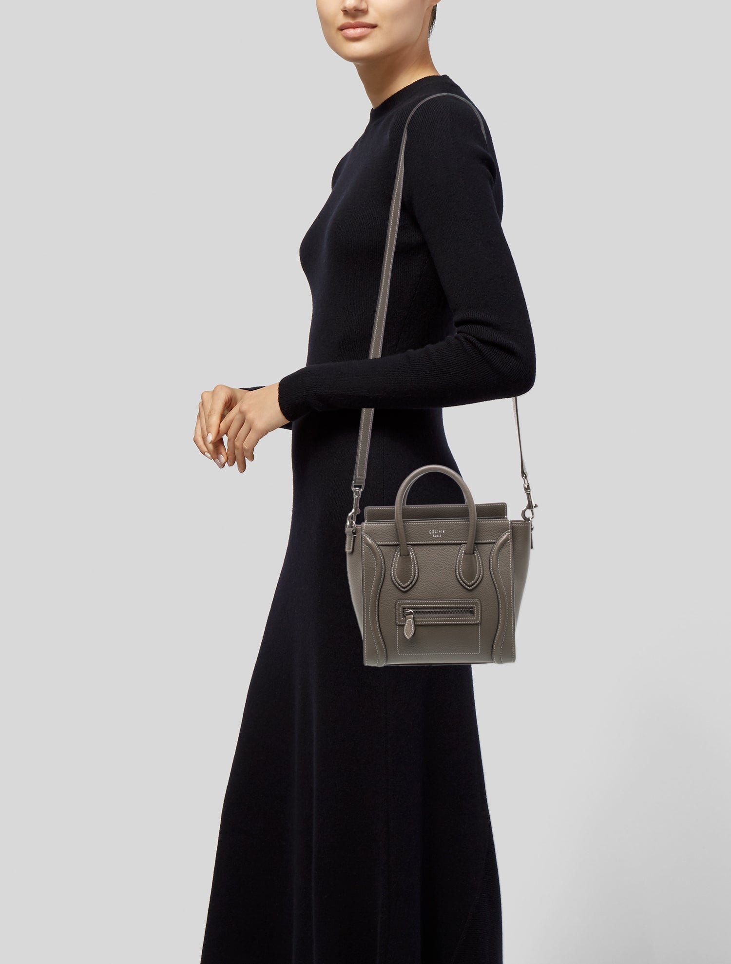 Celine Calfskin Luggage Nano