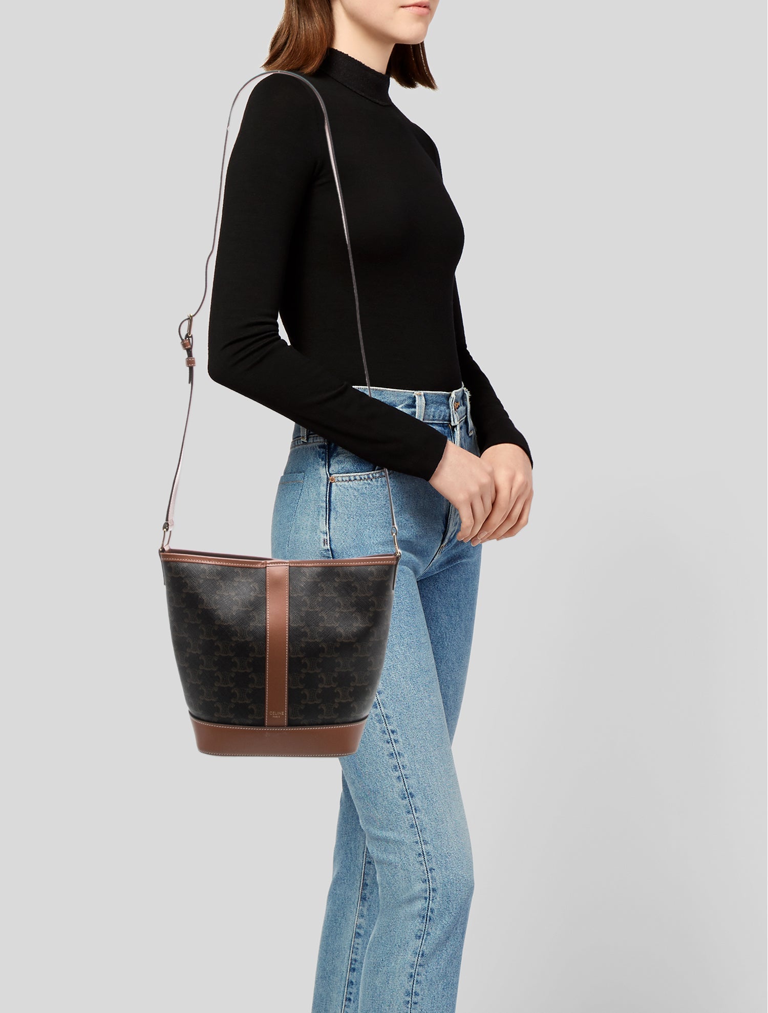 Celine Triomphe Bucket Bag Medium 2023