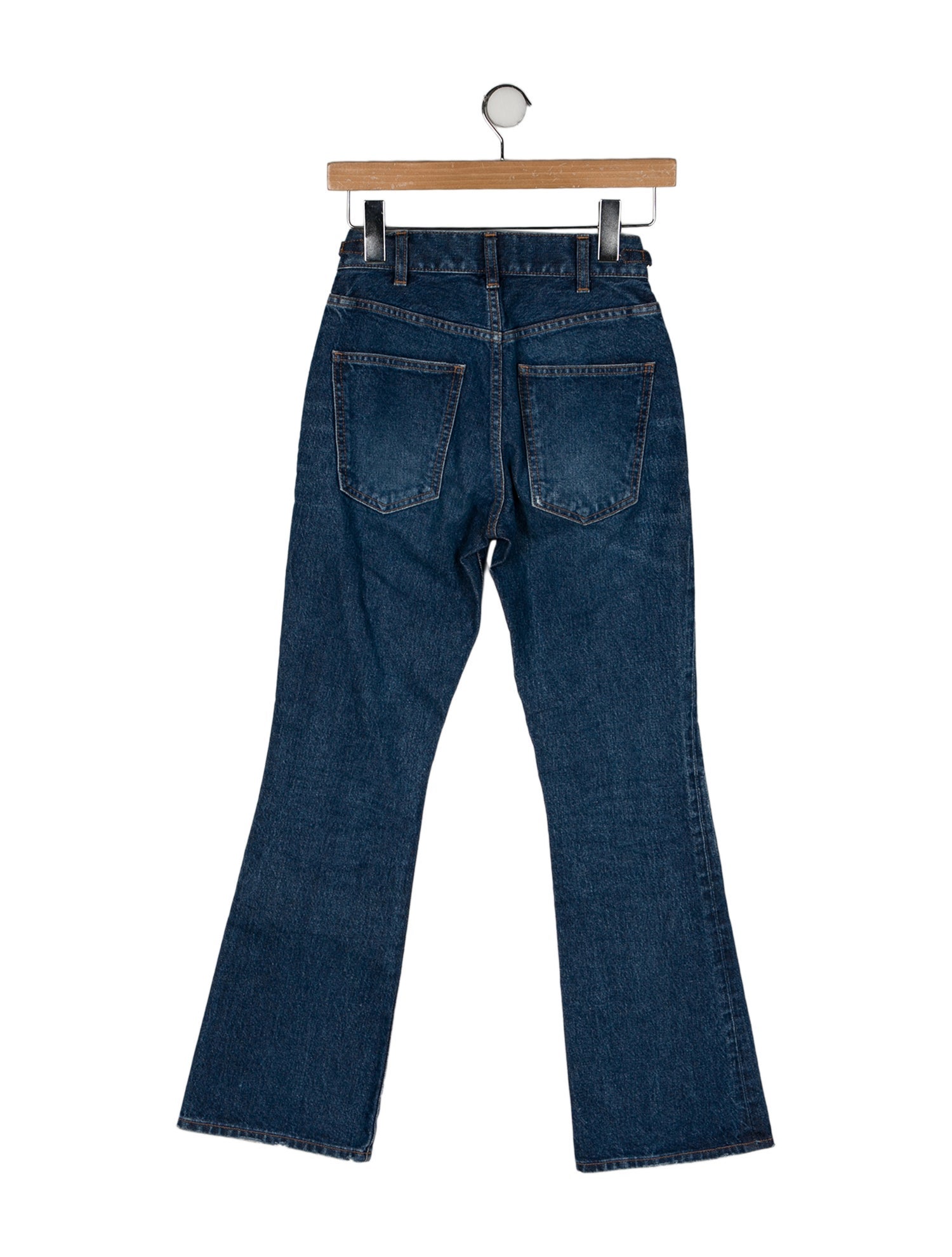 Celine Mid-Rise Wide Leg Jeans