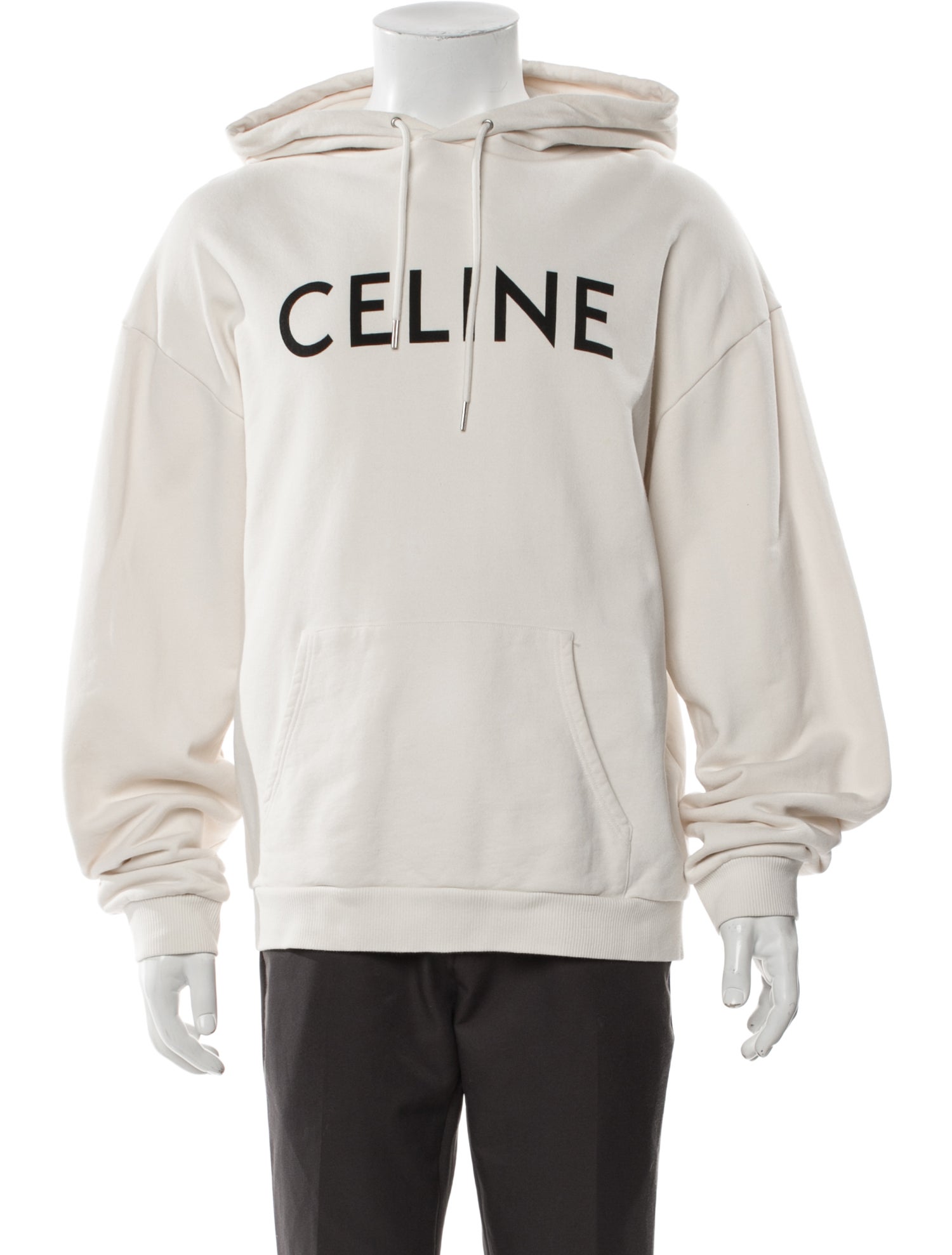 Celine Graphic Print Crew Neck Hoodie