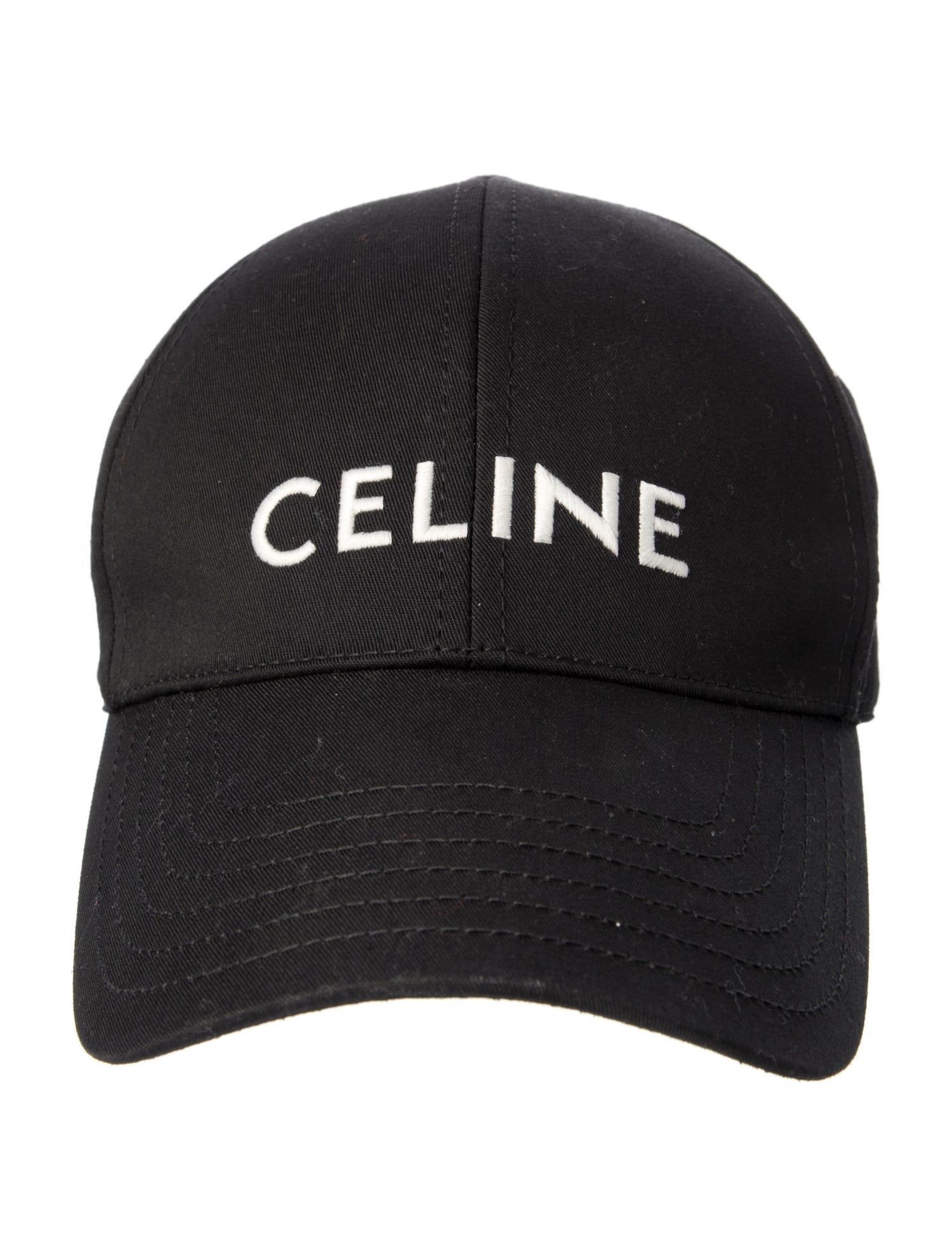 Celine Logo Embroidered Baseball Cap