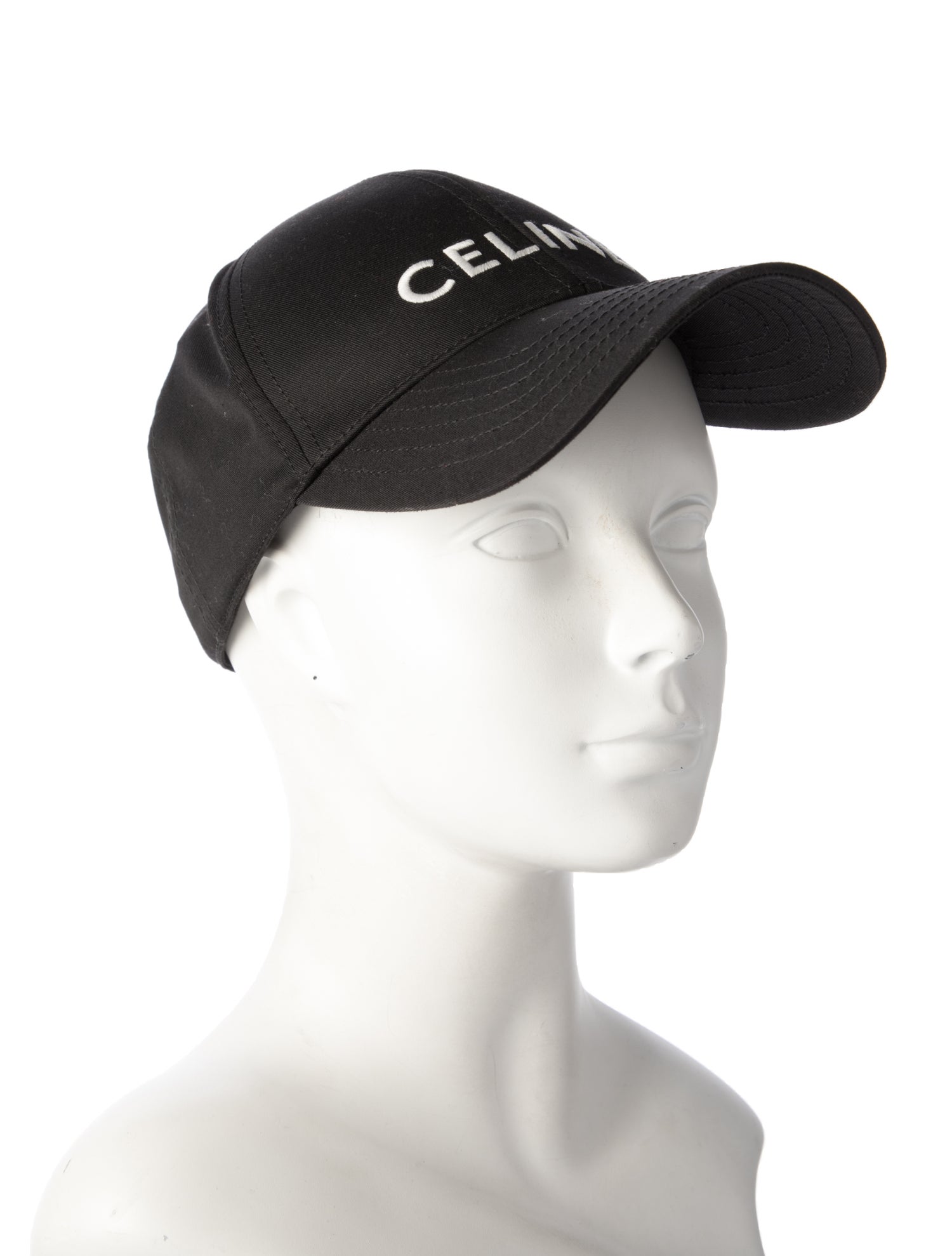 Celine Logo Embroidered Baseball Cap