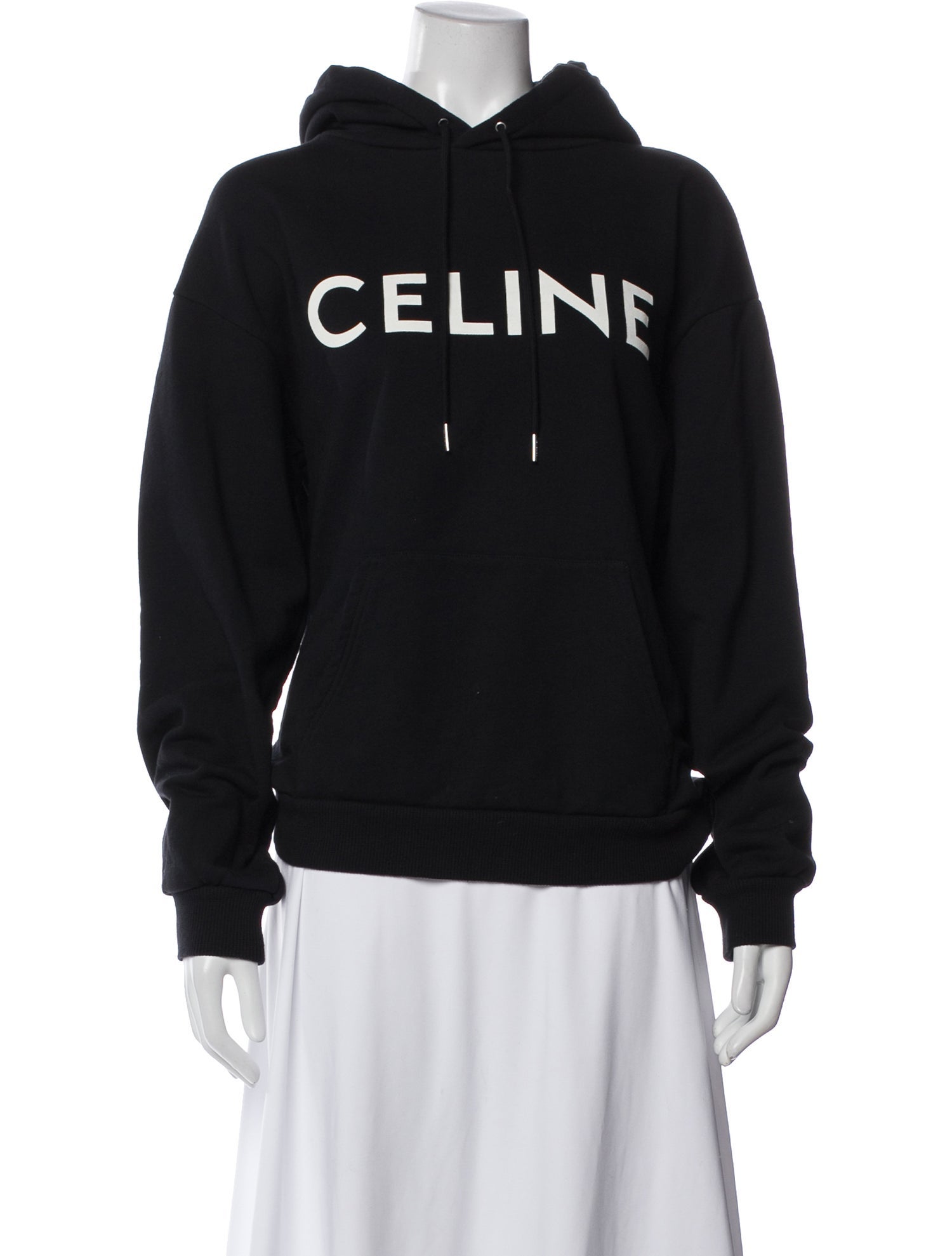 Celine Graphic Print Crew Neck Hoodie