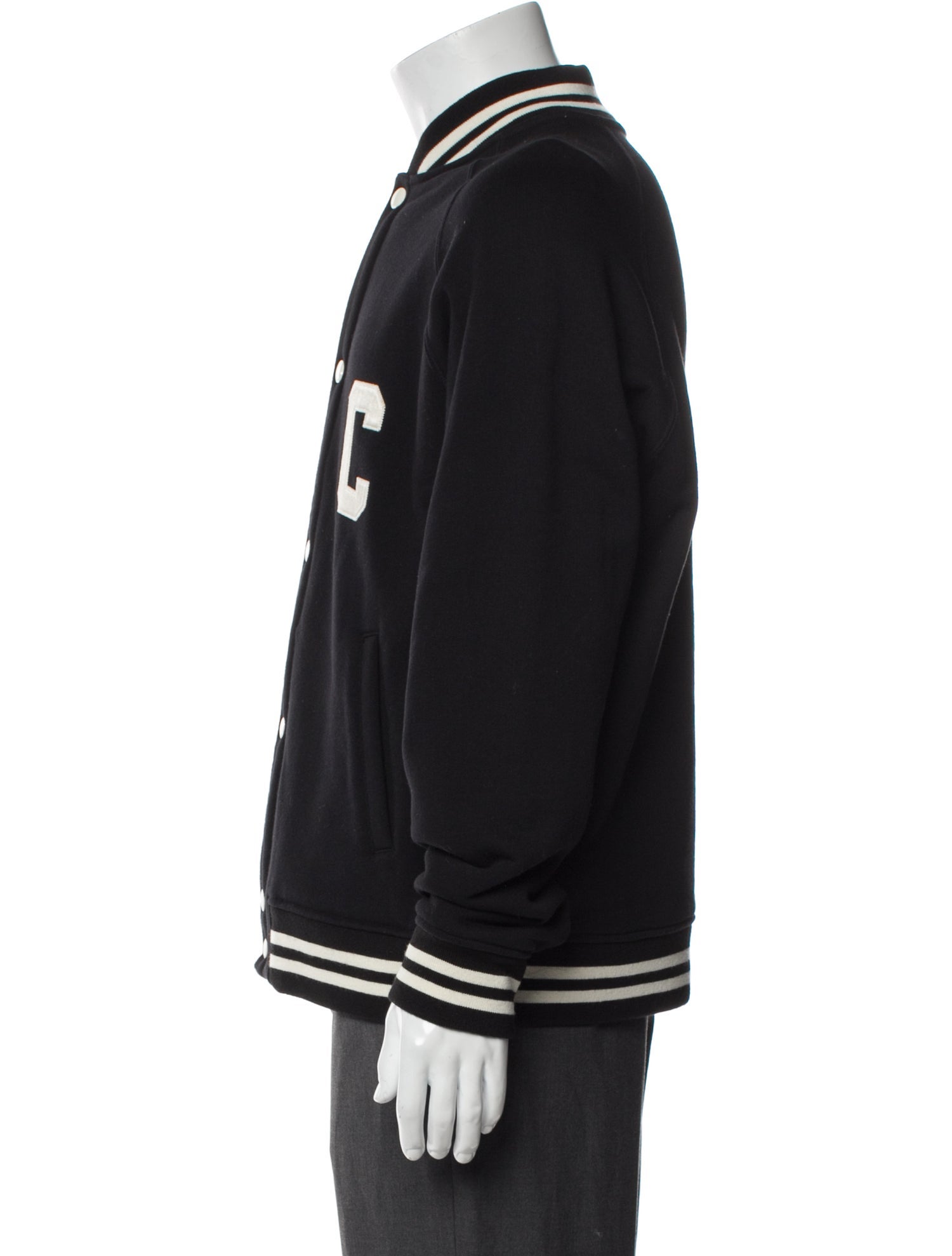 Celine 2022 Striped Varsity Jacket